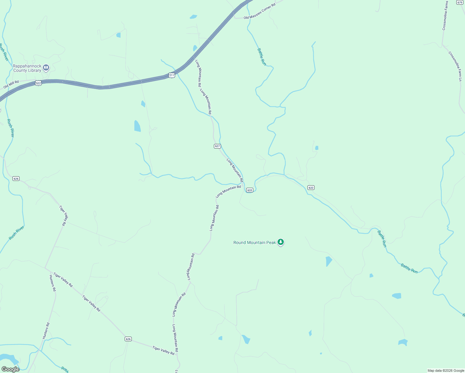 map of restaurants, bars, coffee shops, grocery stores, and more near Long Mountain Road in Washington