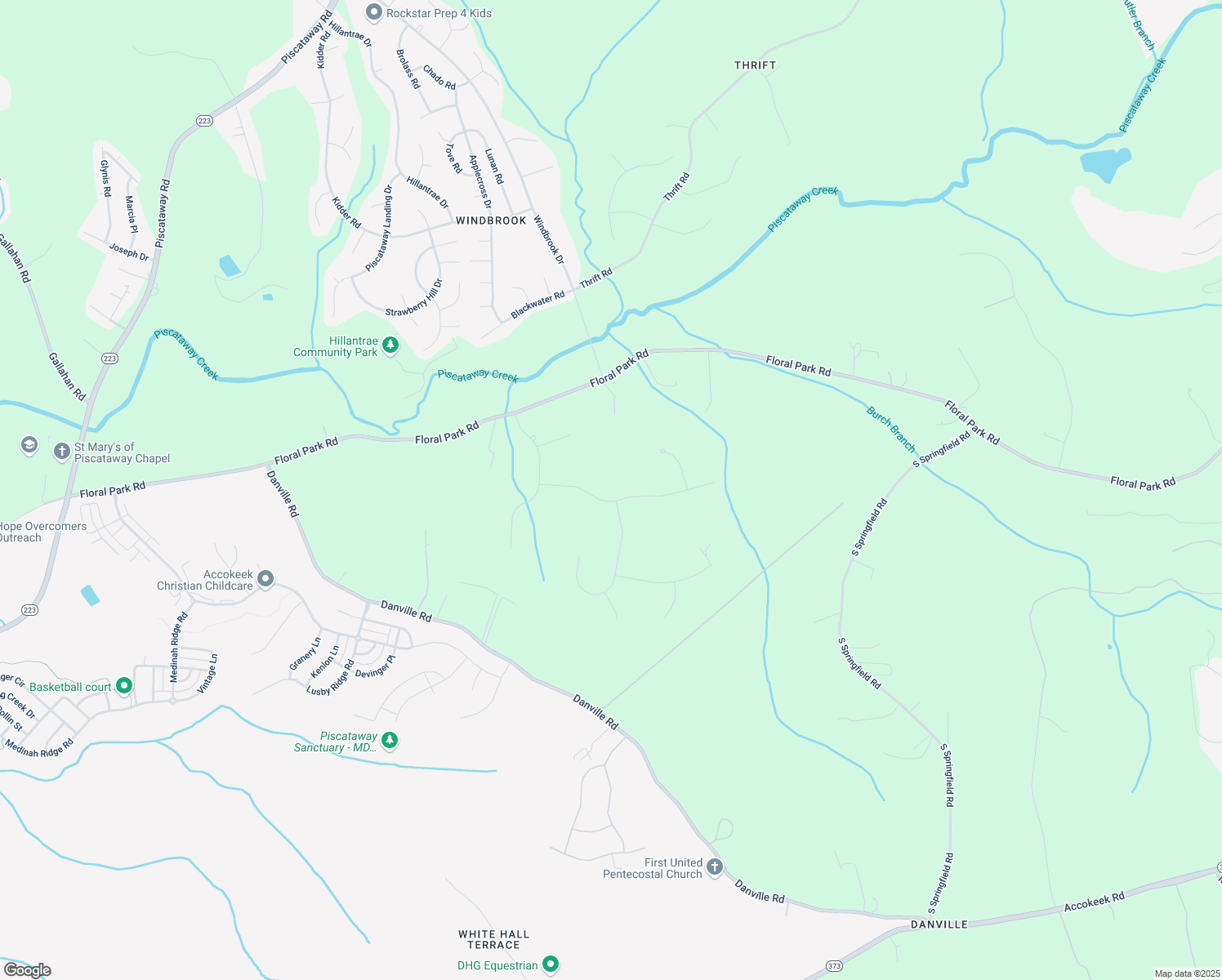 map of restaurants, bars, coffee shops, grocery stores, and more near 3920 Woodreed Drive in Brandywine