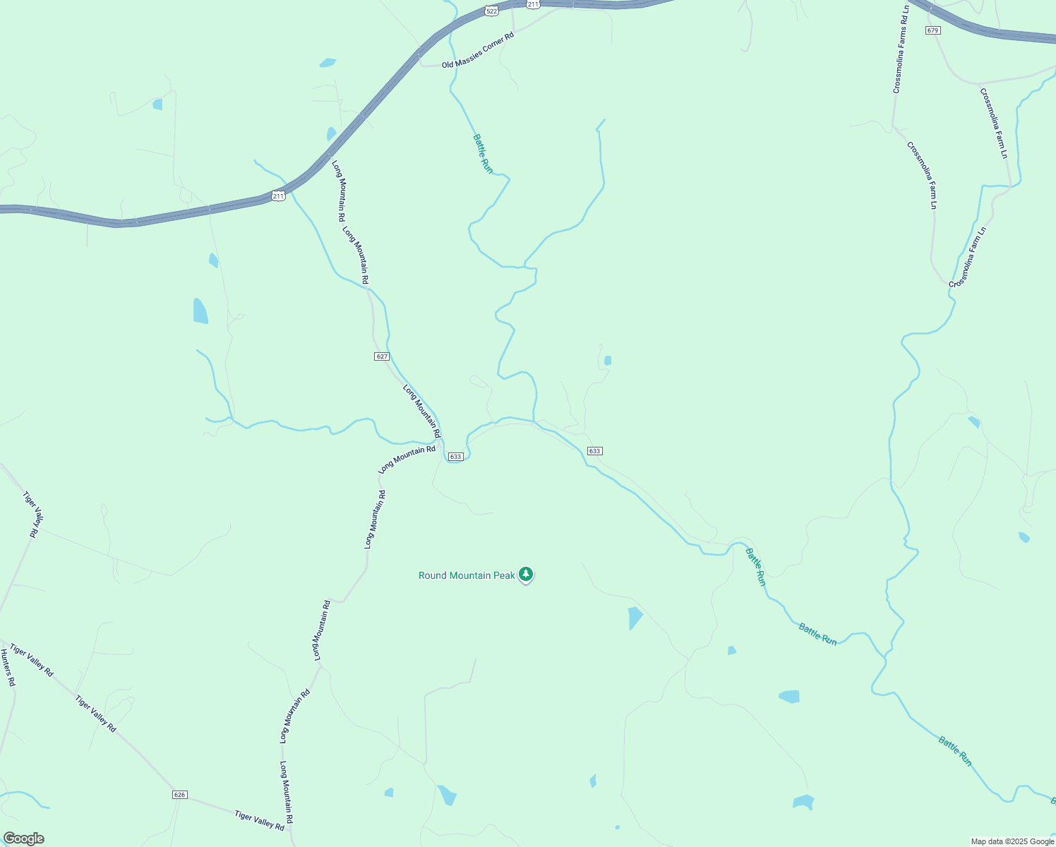 map of restaurants, bars, coffee shops, grocery stores, and more near 445 Battle Run Road in Washington