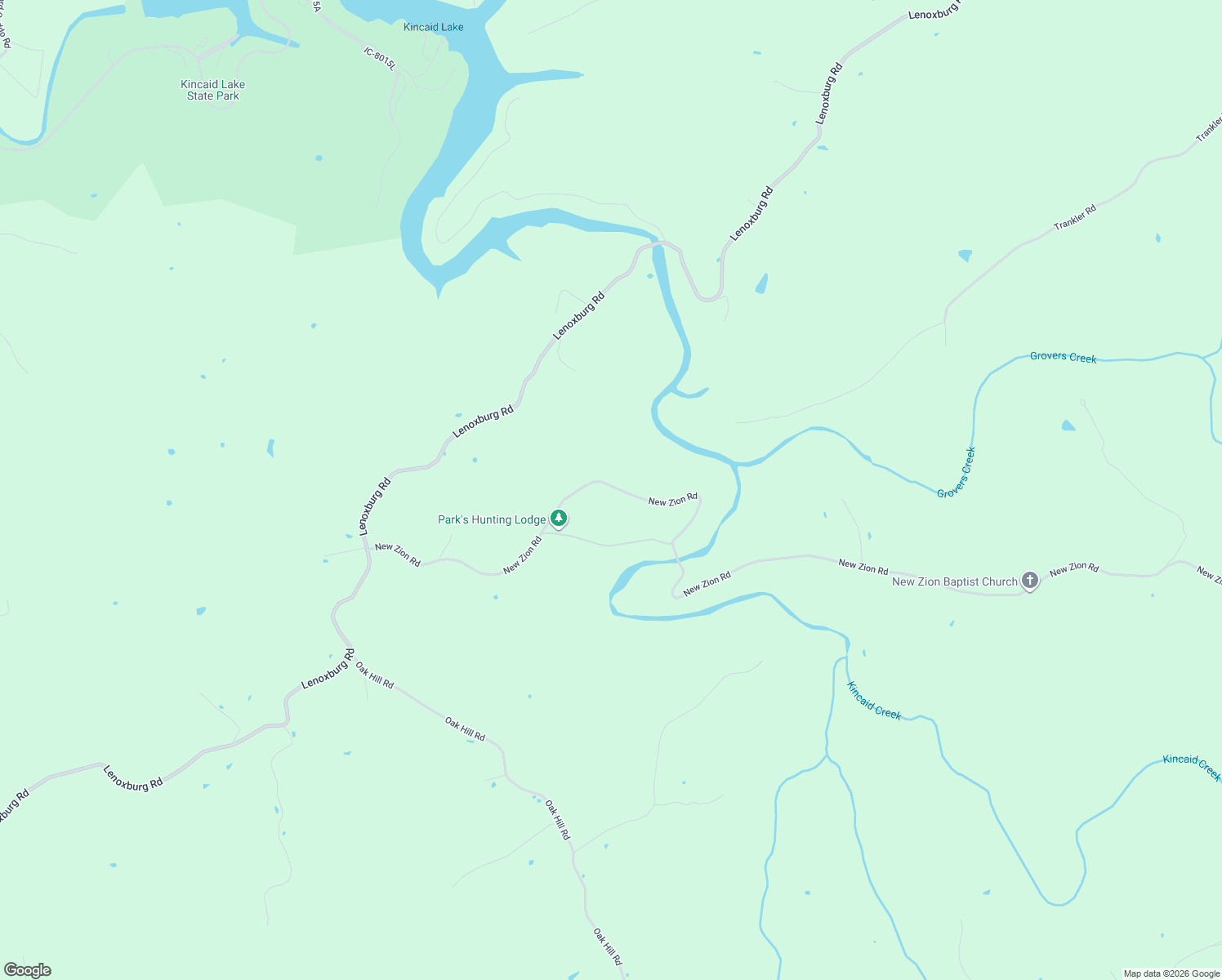 map of restaurants, bars, coffee shops, grocery stores, and more near 6325 New Zion Road in Falmouth