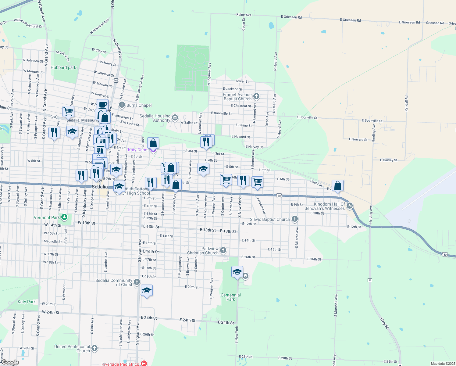 1415 East 7th Street, Sedalia MO Walk Score