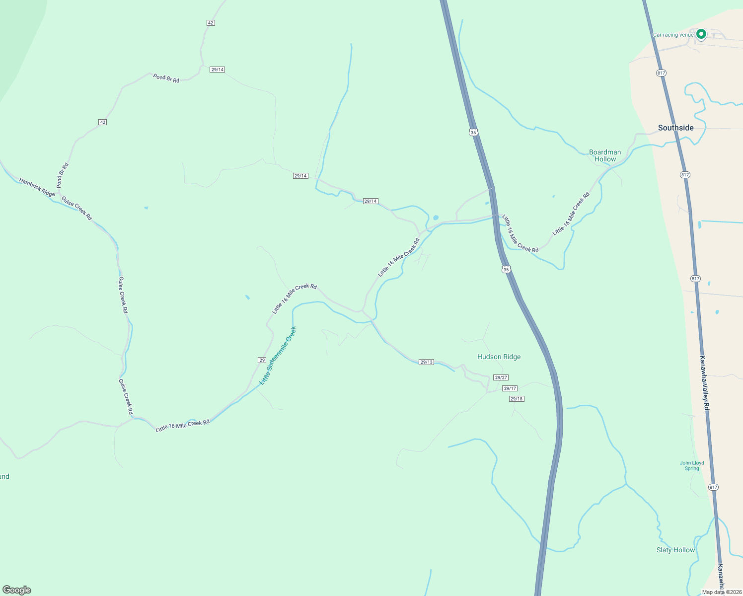 map of restaurants, bars, coffee shops, grocery stores, and more near 3981 Sixteen Mile Road in Southside