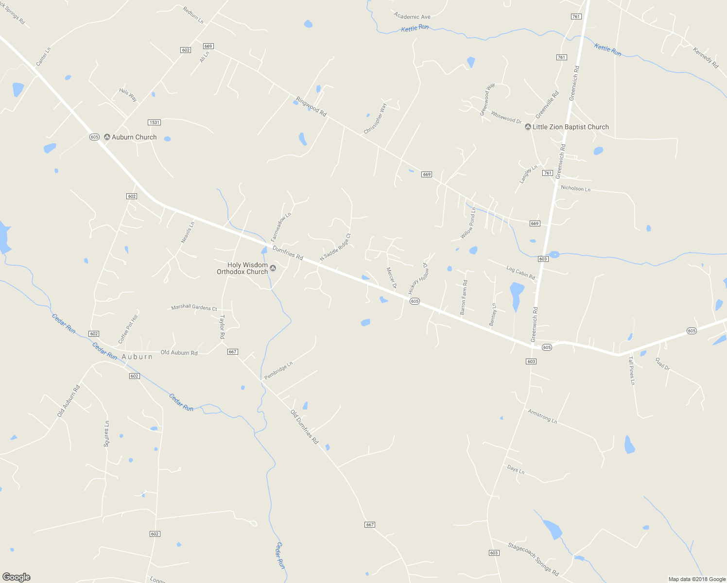map of restaurants, bars, coffee shops, grocery stores, and more near 4457 Dumfries Road in Catlett