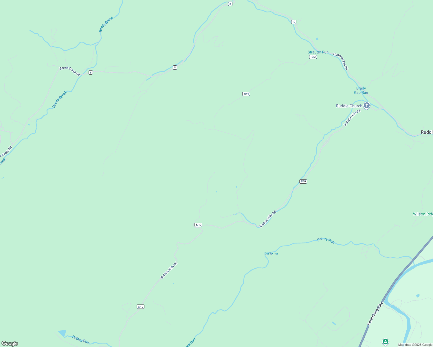 map of restaurants, bars, coffee shops, grocery stores, and more near in Ruddle