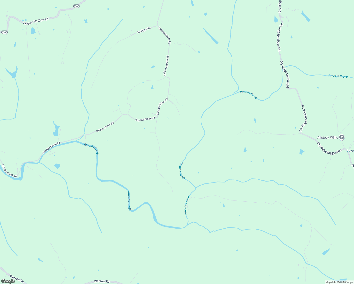 map of restaurants, bars, coffee shops, grocery stores, and more near 2150 Vallandingham Road in Dry Ridge
