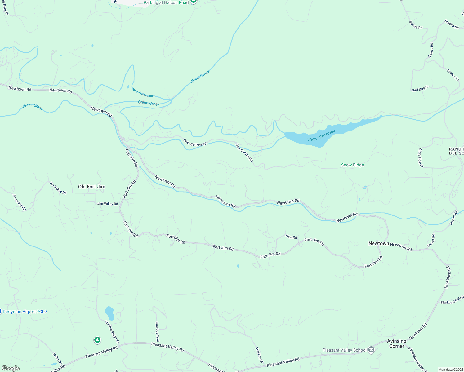 map of restaurants, bars, coffee shops, grocery stores, and more near 4700 Green Canyon Road in Placerville