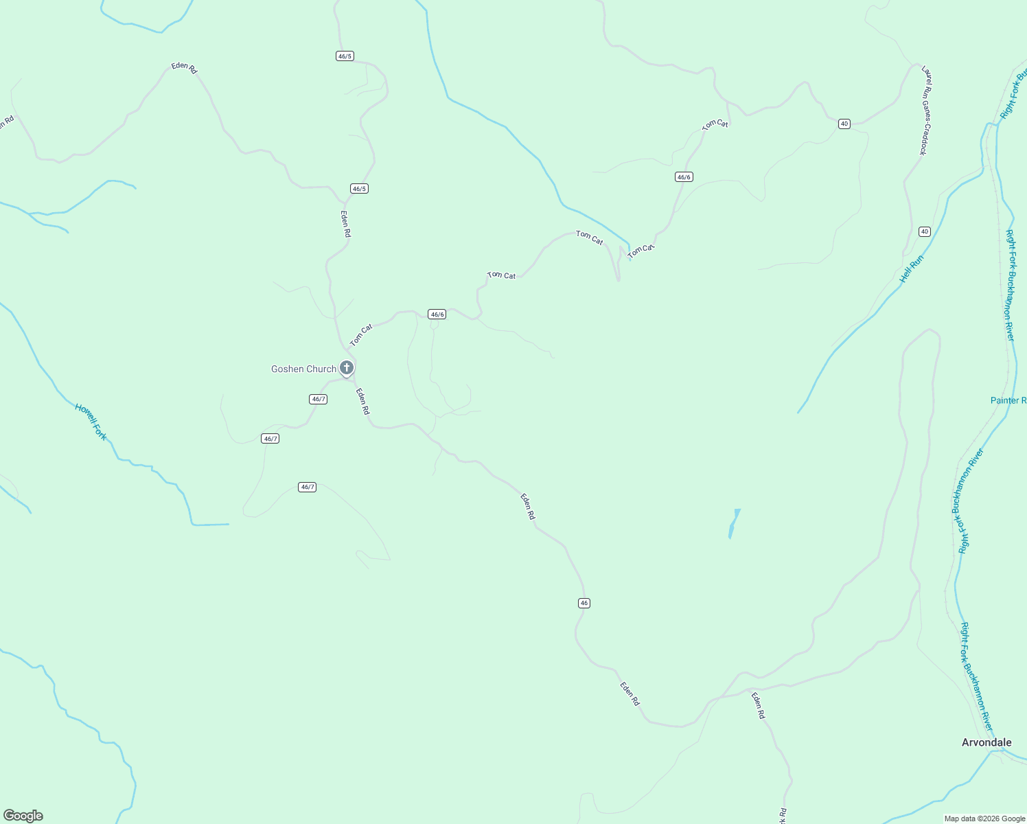 map of restaurants, bars, coffee shops, grocery stores, and more near 132 Cabell Road in Rock Cave