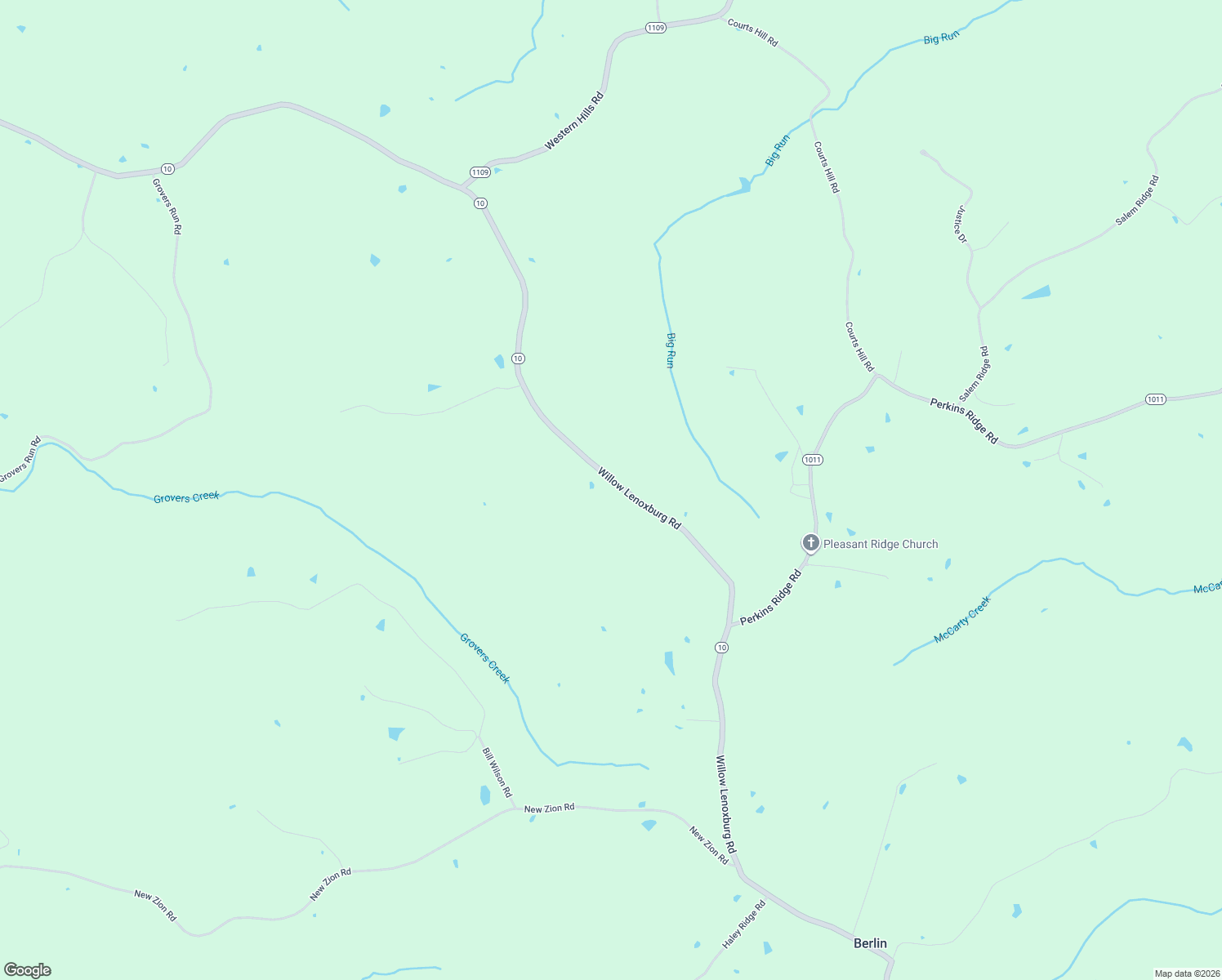 map of restaurants, bars, coffee shops, grocery stores, and more near Willow Lenoxburg Road in Foster
