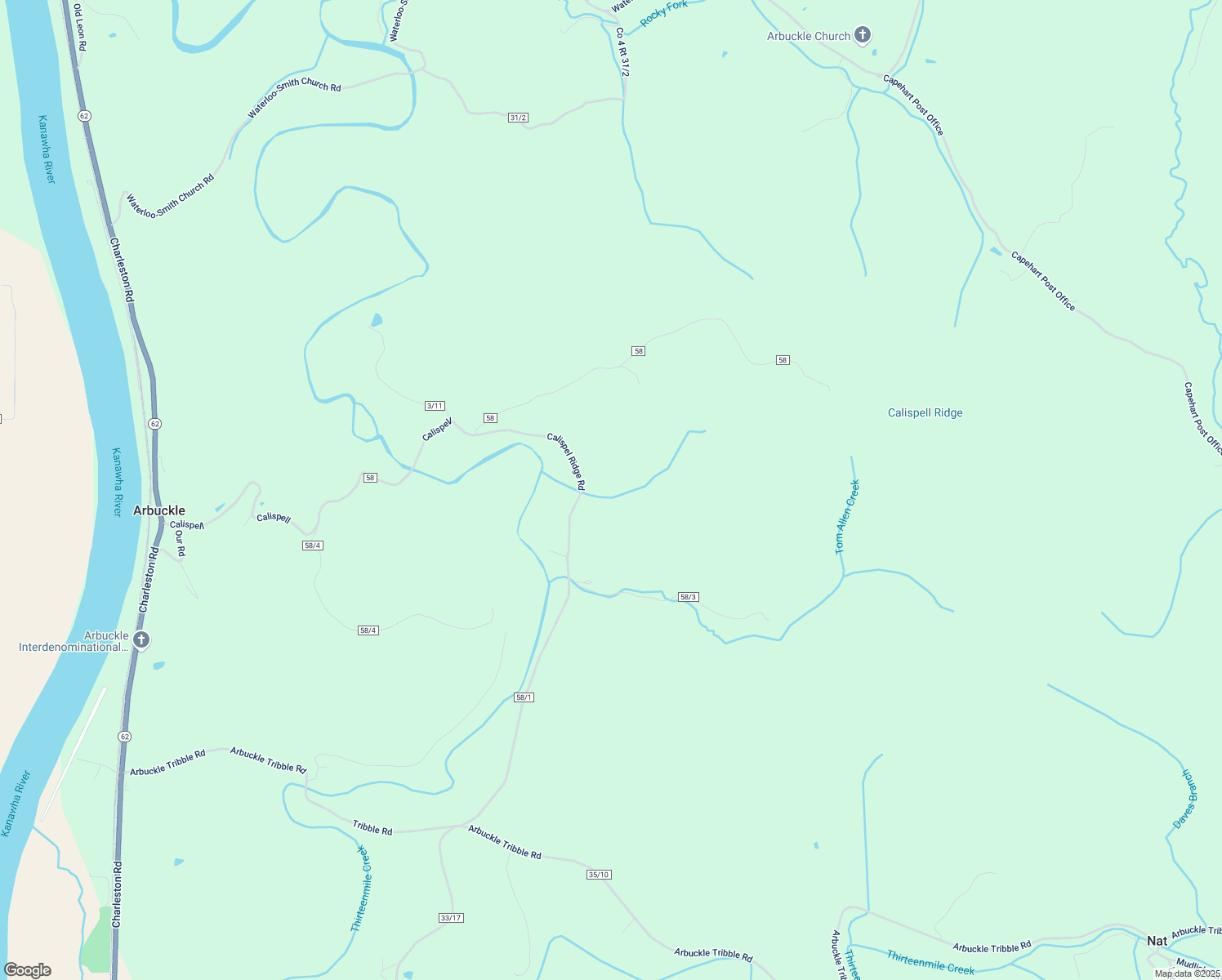 map of restaurants, bars, coffee shops, grocery stores, and more near in Arbuckle