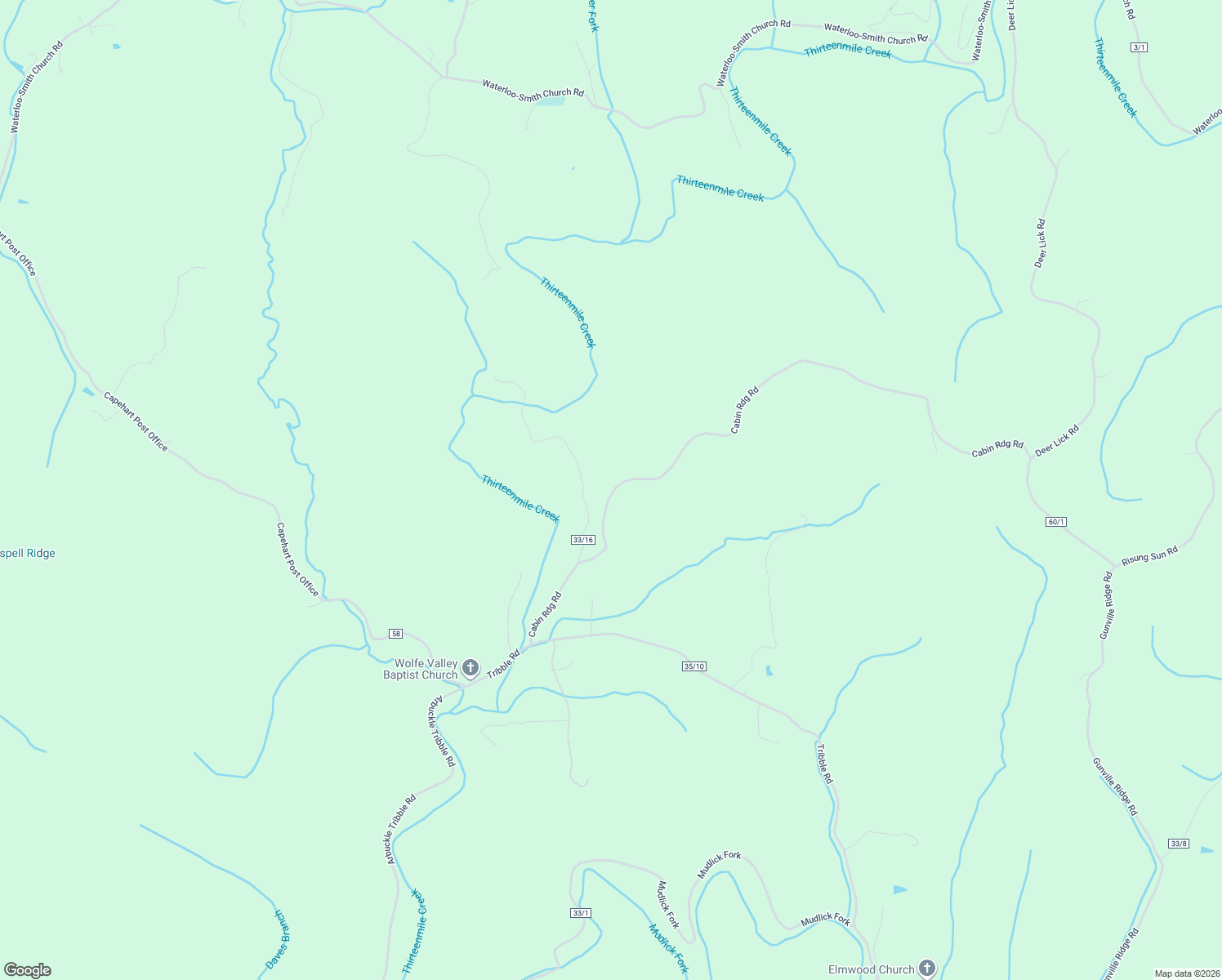 map of restaurants, bars, coffee shops, grocery stores, and more near Milt Sayre Road in Leon