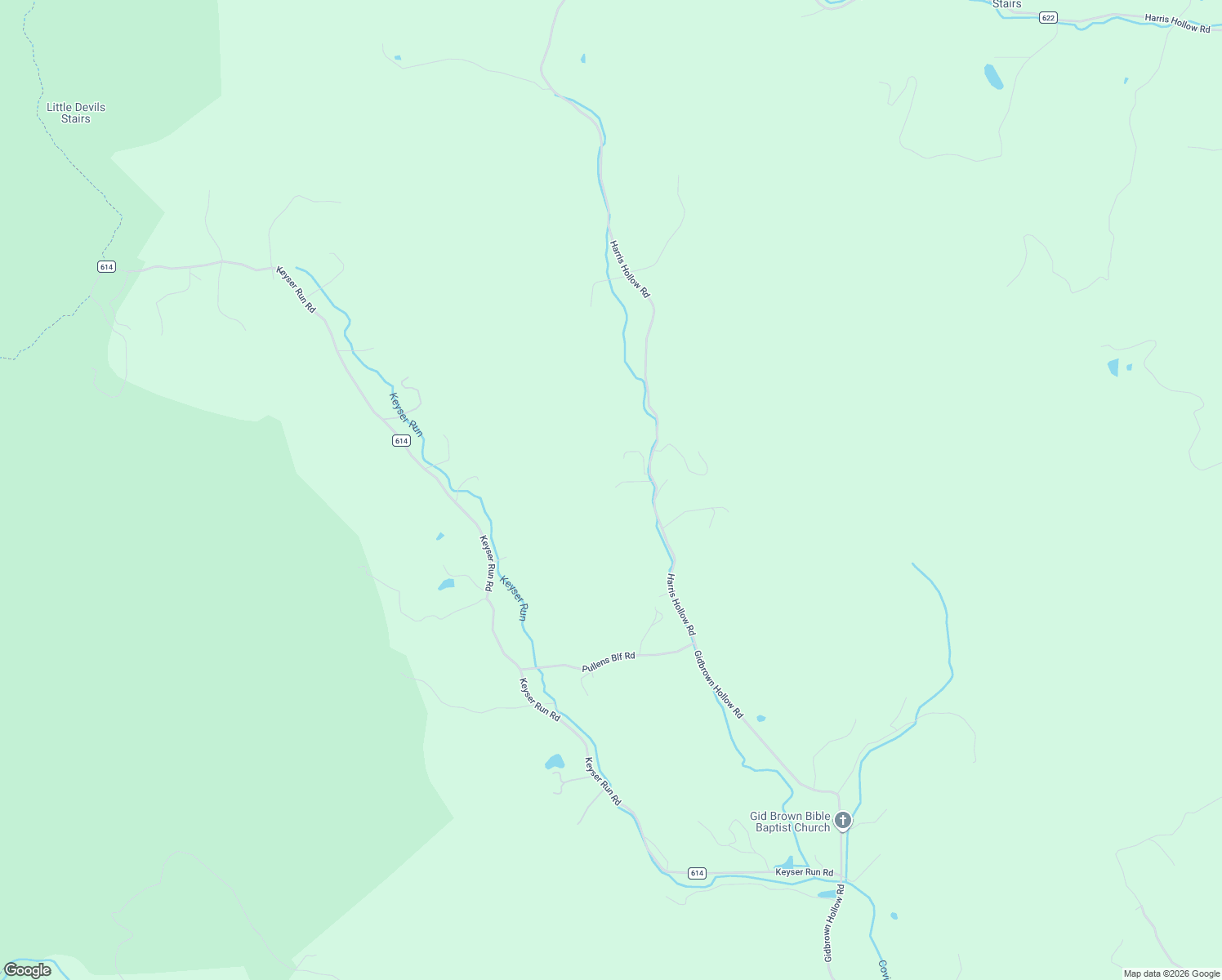map of restaurants, bars, coffee shops, grocery stores, and more near Gid Brown Hollow Road in Washington