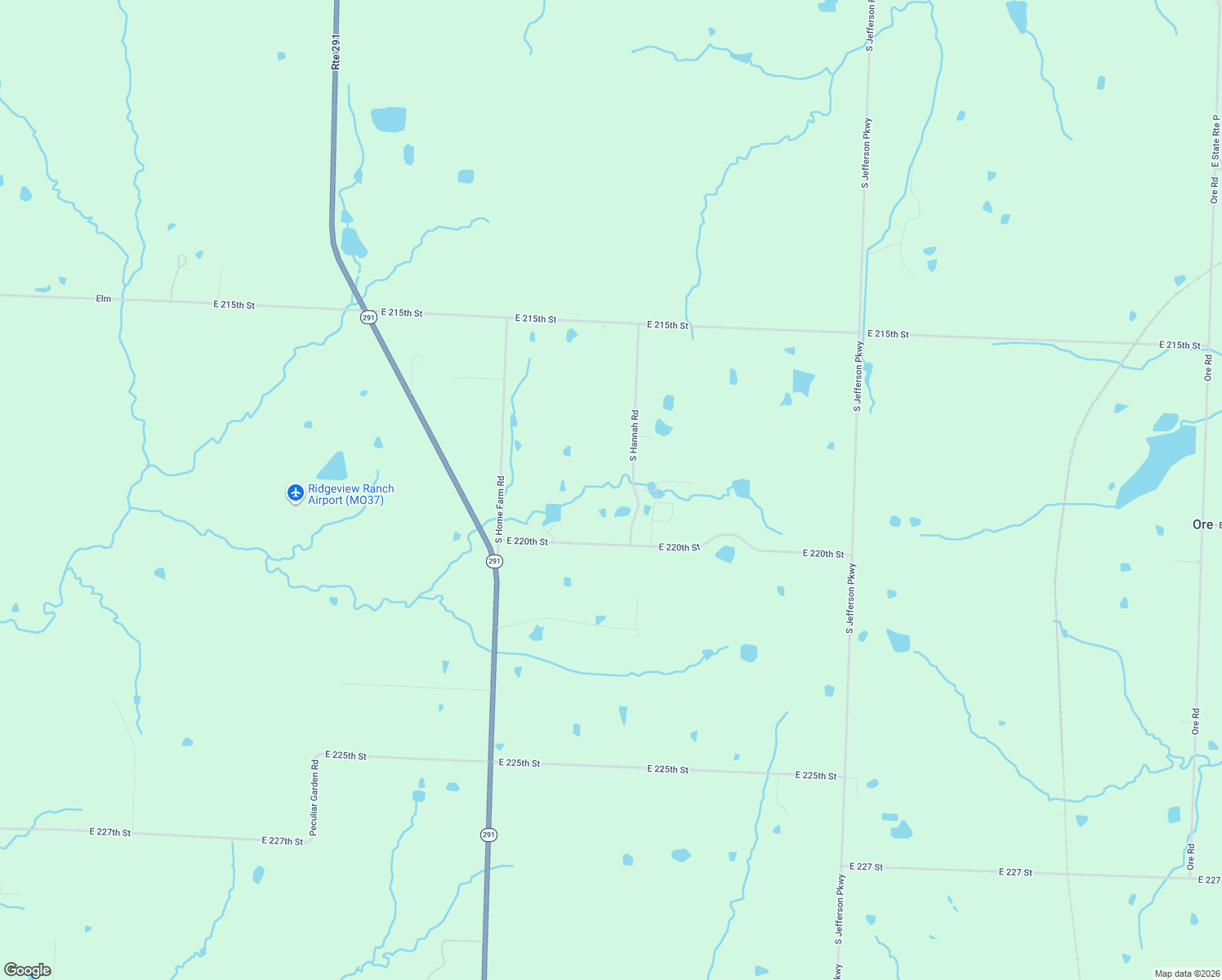 map of restaurants, bars, coffee shops, grocery stores, and more near 21816 South Hannah Road in Harrisonville