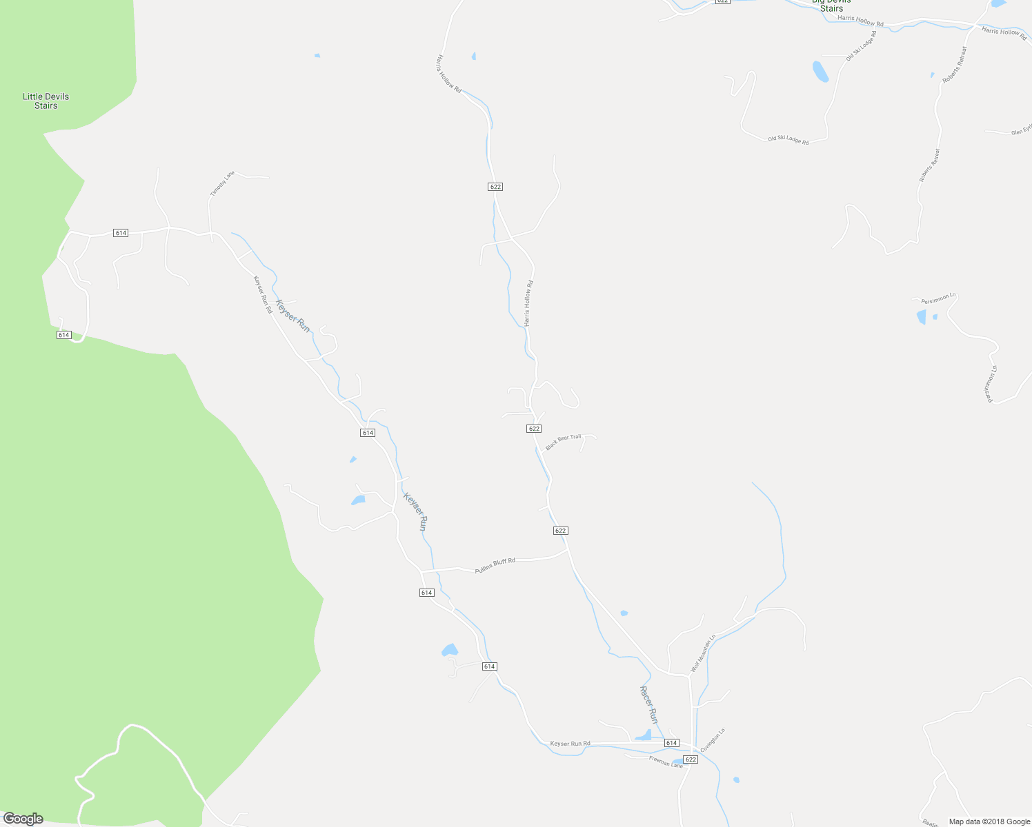 map of restaurants, bars, coffee shops, grocery stores, and more near Gid Brown Hollow Road in Washington