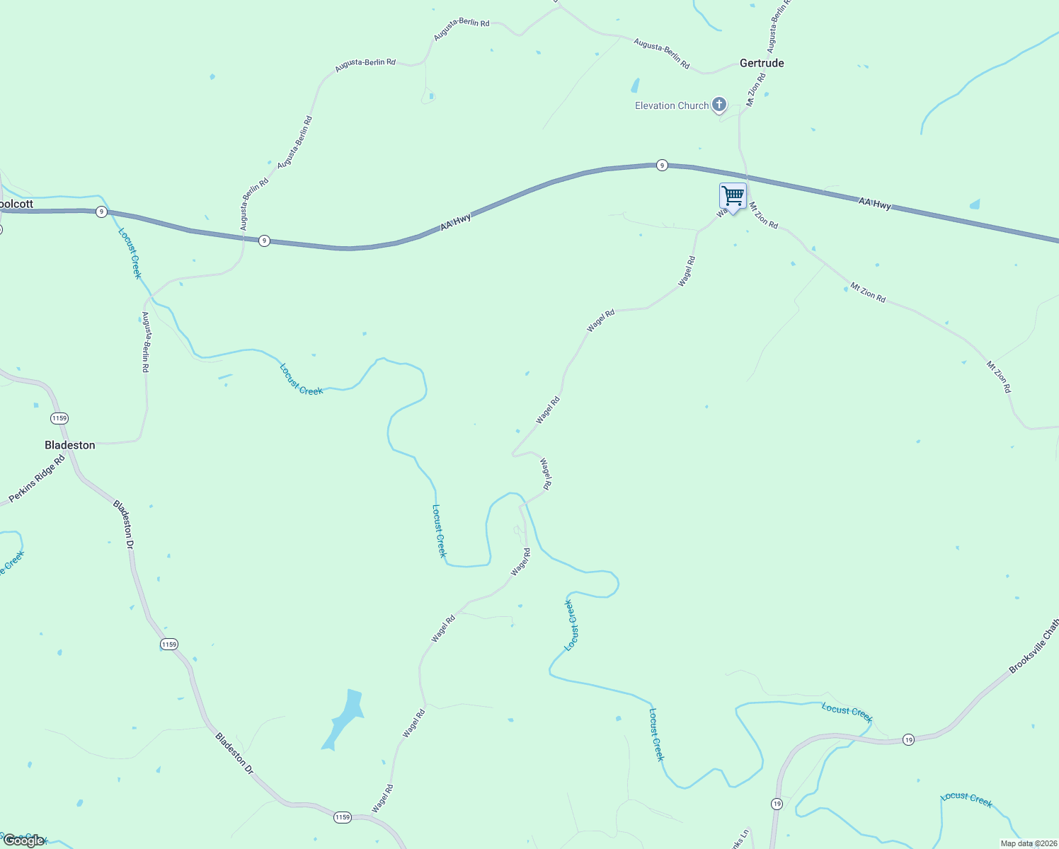 map of restaurants, bars, coffee shops, grocery stores, and more near 1672 Wagel Road in Brooksville