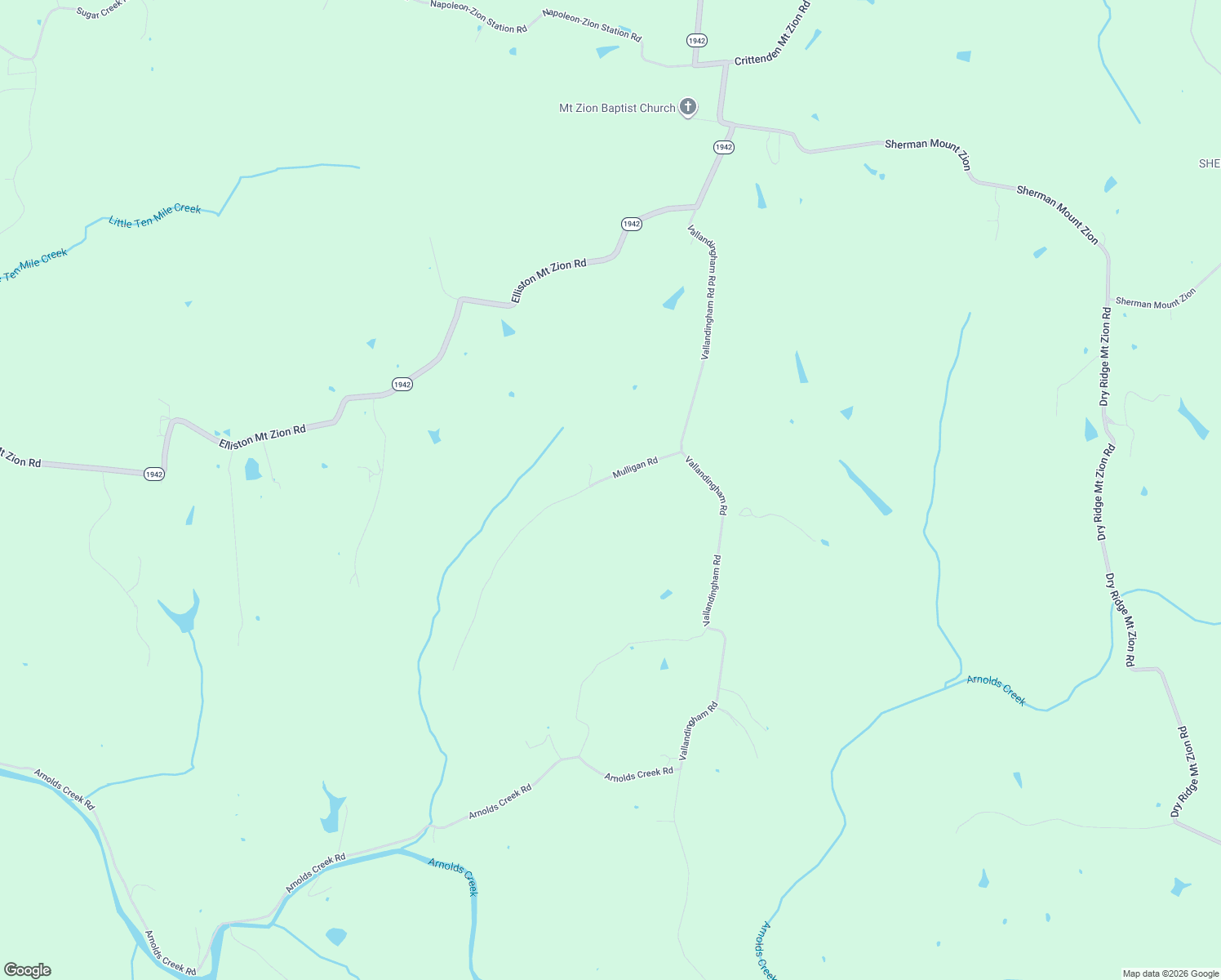 map of restaurants, bars, coffee shops, grocery stores, and more near 360 Mulligan Road in Dry Ridge