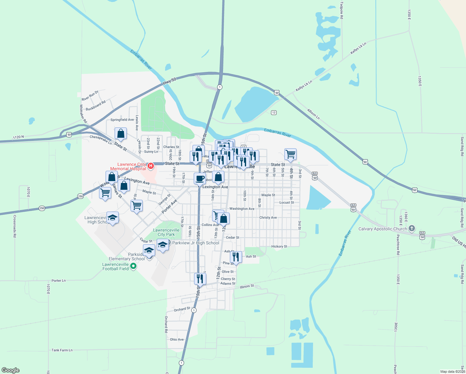 map of restaurants, bars, coffee shops, grocery stores, and more near 1149 Lexington St in Lawrenceville