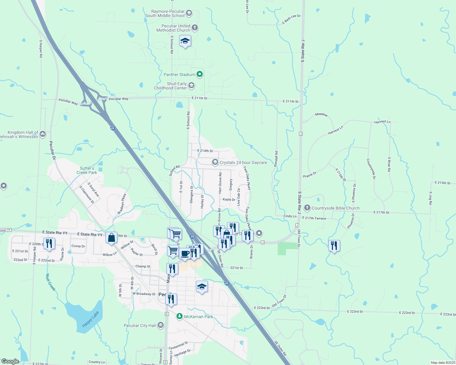 276 East Center Street, Peculiar MO Walk Score