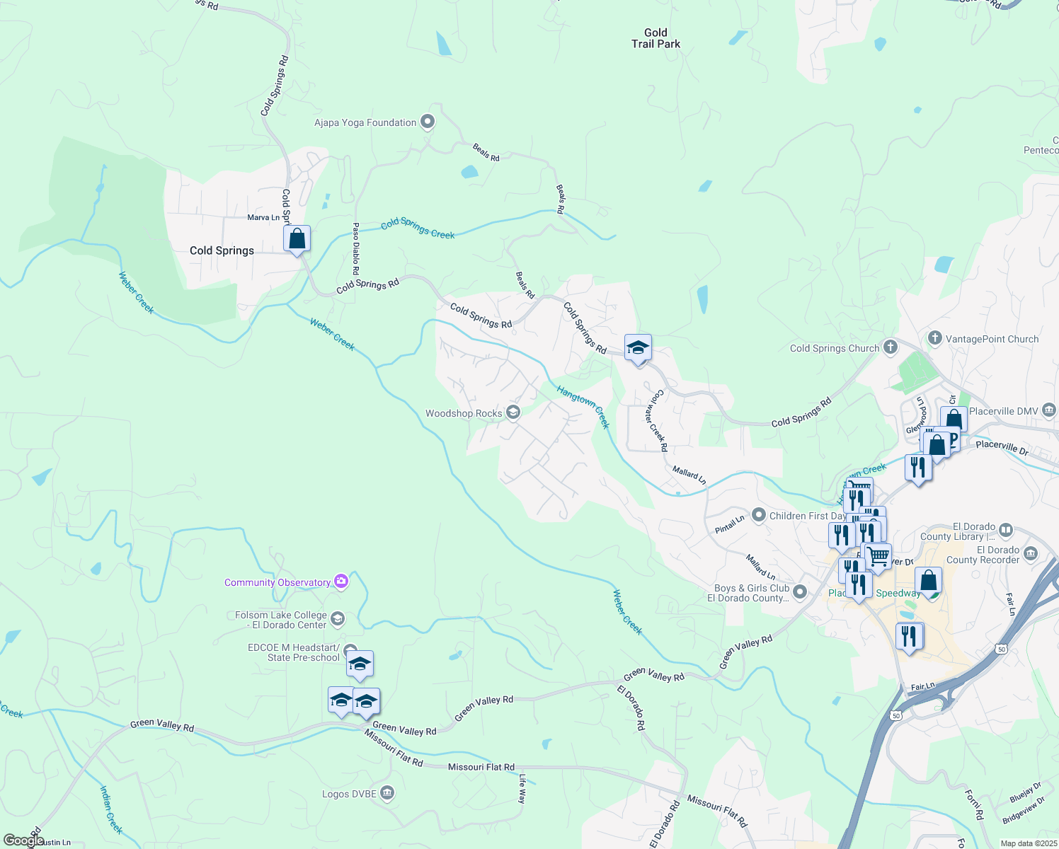 map of restaurants, bars, coffee shops, grocery stores, and more near 1231 Rising Hill Road West in Kelsey