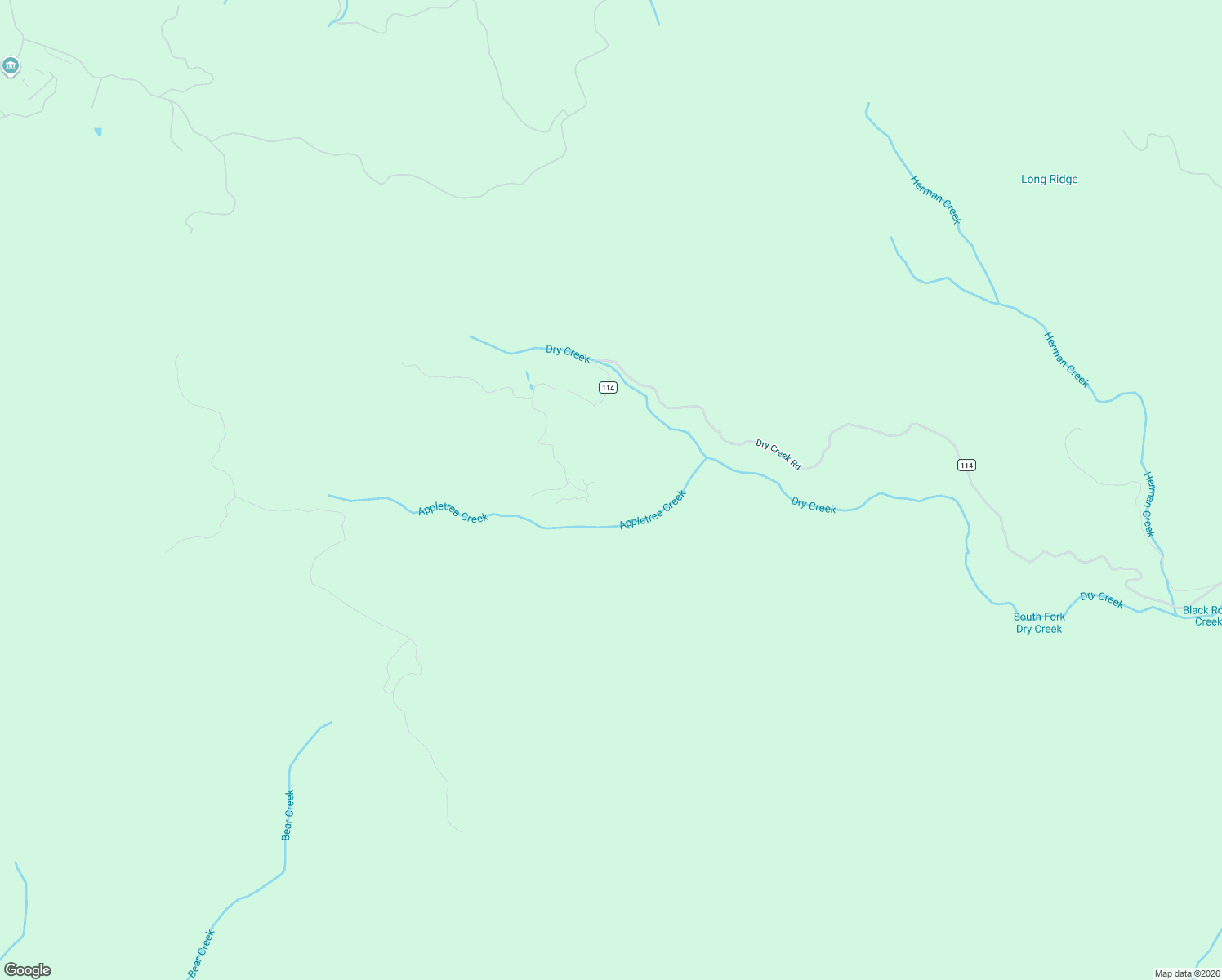 map of restaurants, bars, coffee shops, grocery stores, and more near 12125 Dry Creek Road in Middletown