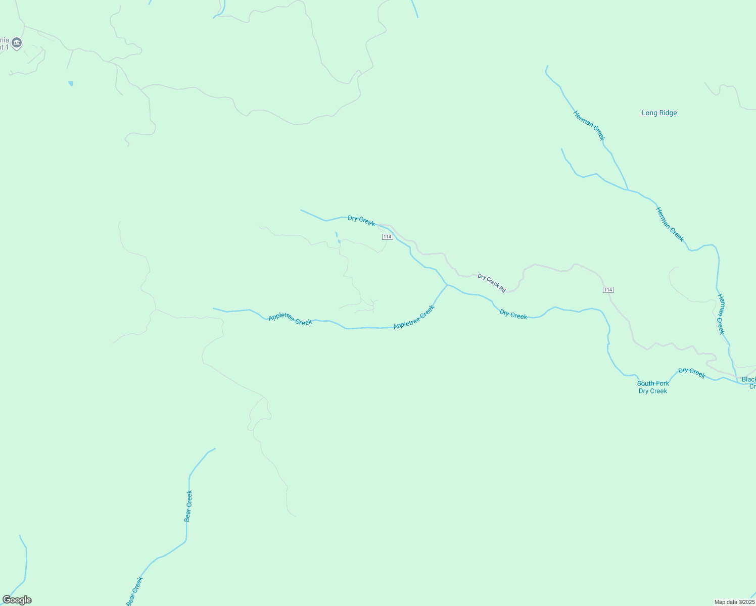 map of restaurants, bars, coffee shops, grocery stores, and more near 12125 Dry Creek Road in Middletown