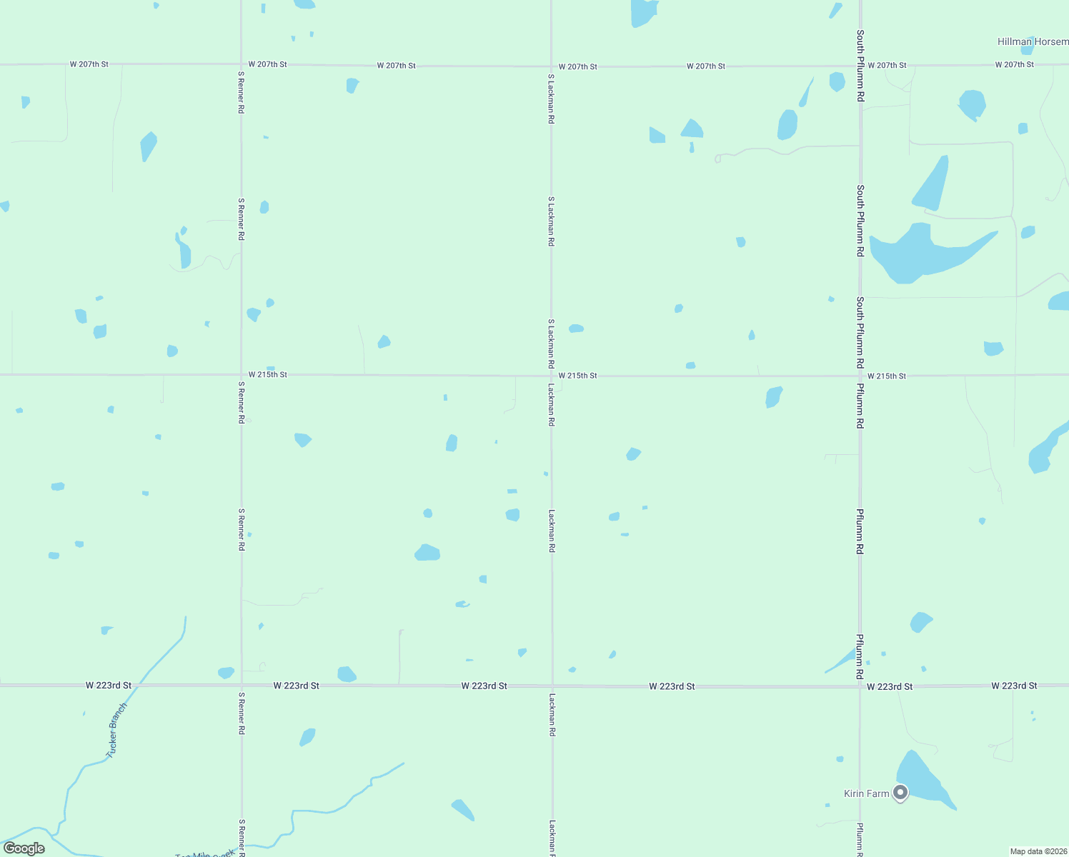 map of restaurants, bars, coffee shops, grocery stores, and more near 21634 Lackman Road in Spring Hill