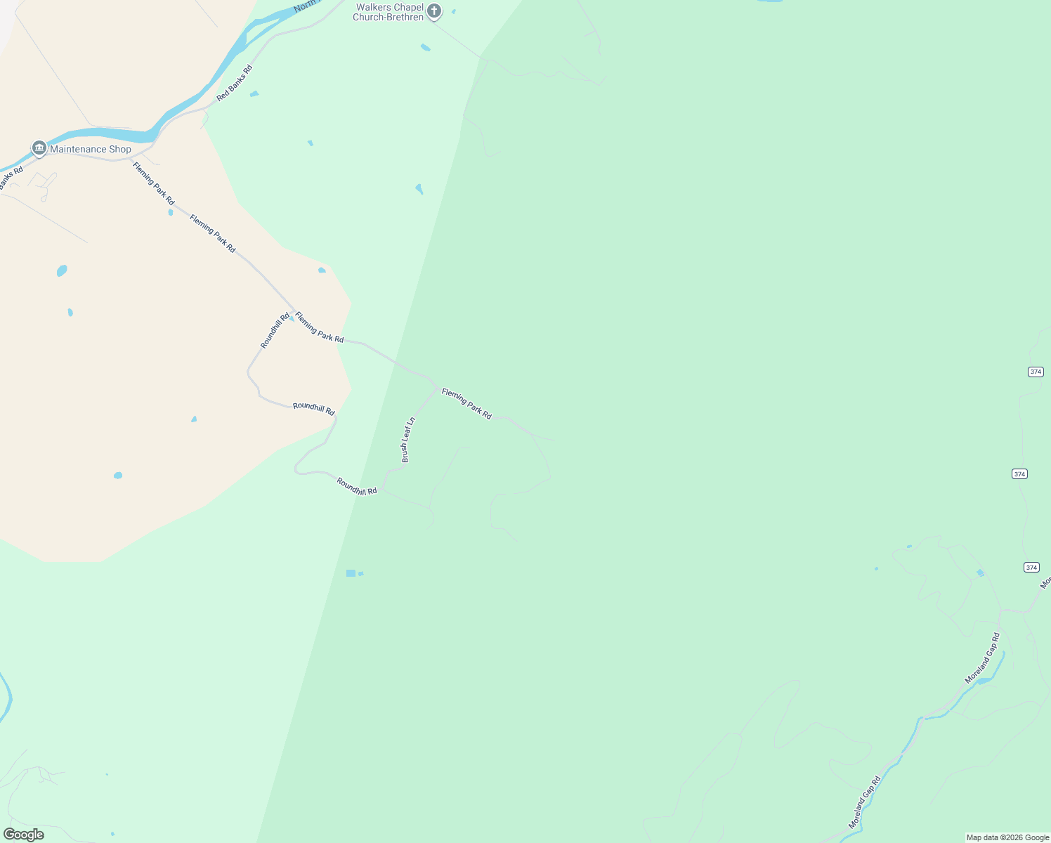 map of restaurants, bars, coffee shops, grocery stores, and more near 1592 Fleming Park Road in Mount Jackson