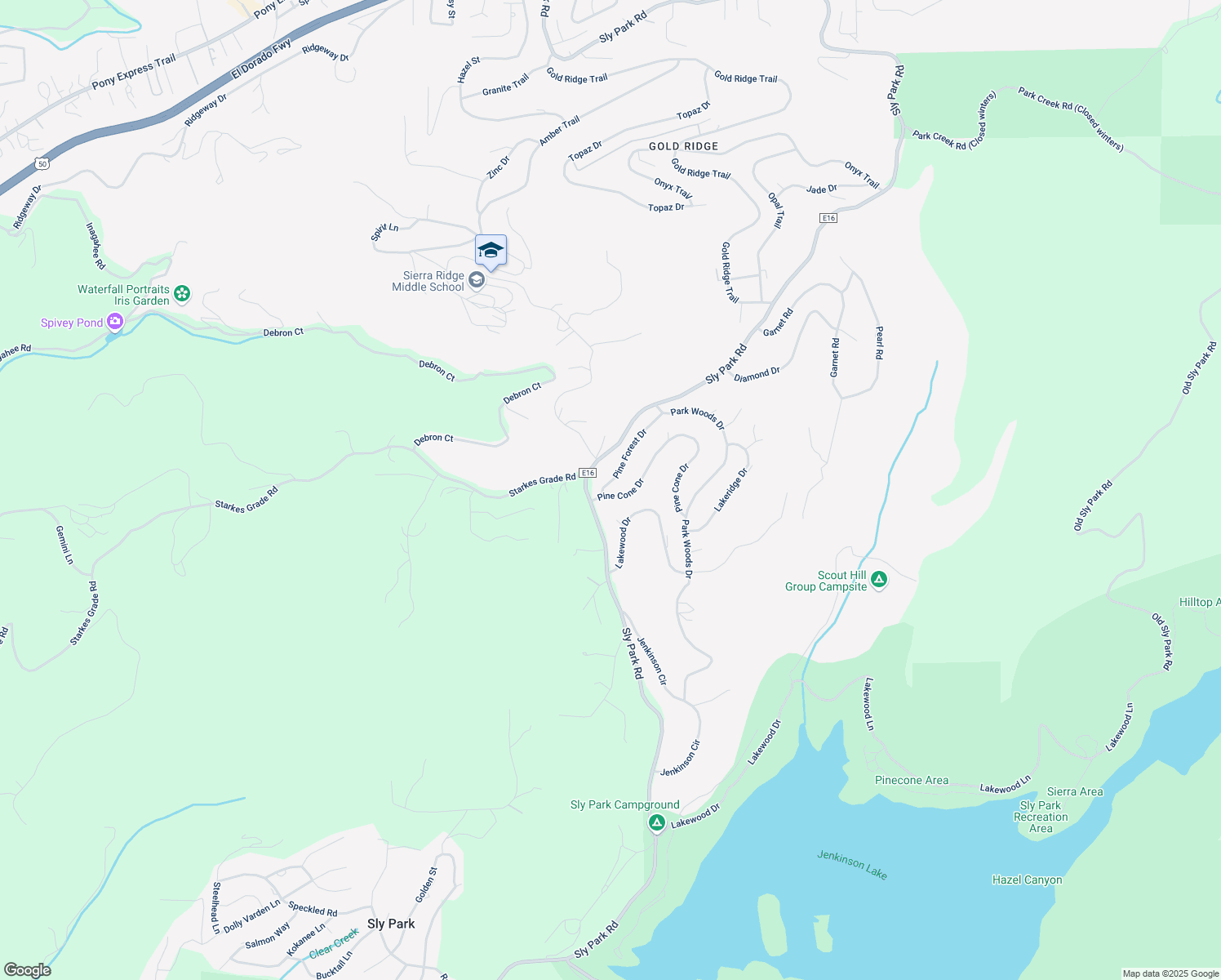map of restaurants, bars, coffee shops, grocery stores, and more near 4321 Pine Forest Drive in Pollock Pines