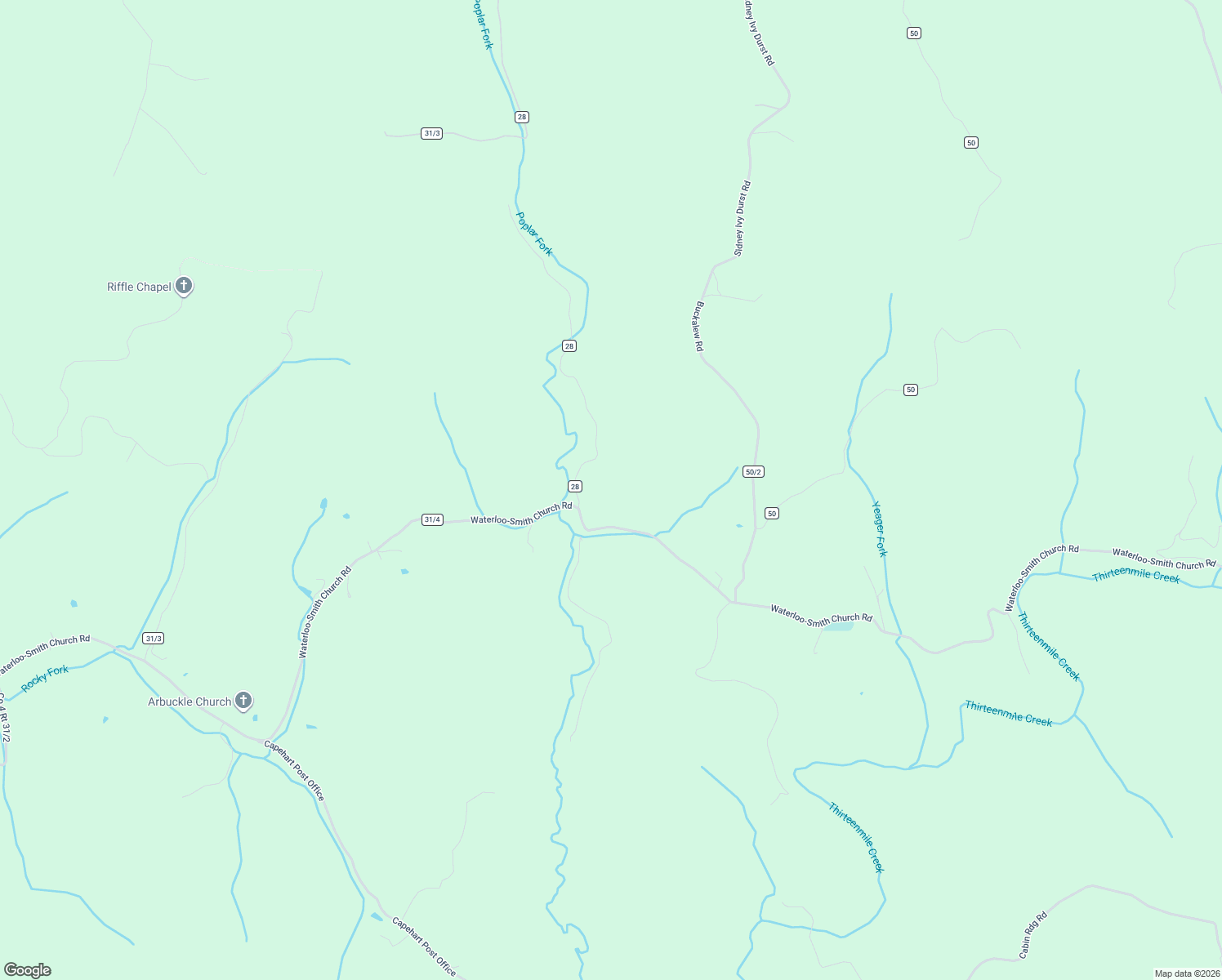 map of restaurants, bars, coffee shops, grocery stores, and more near 199 Alyssa Lane in Leon