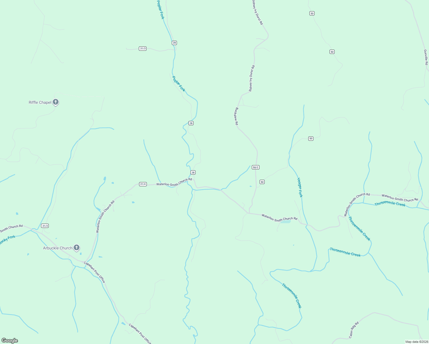 map of restaurants, bars, coffee shops, grocery stores, and more near 199 Alyssa Lane in Leon