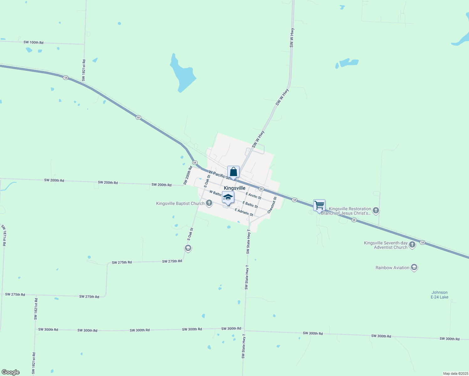 Kingsville MO Walk Score