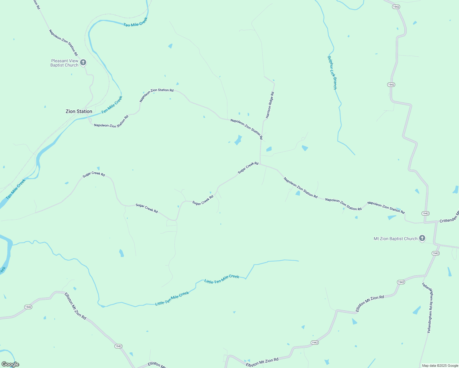 map of restaurants, bars, coffee shops, grocery stores, and more near 260 Sugar Creek Road in Dry Ridge