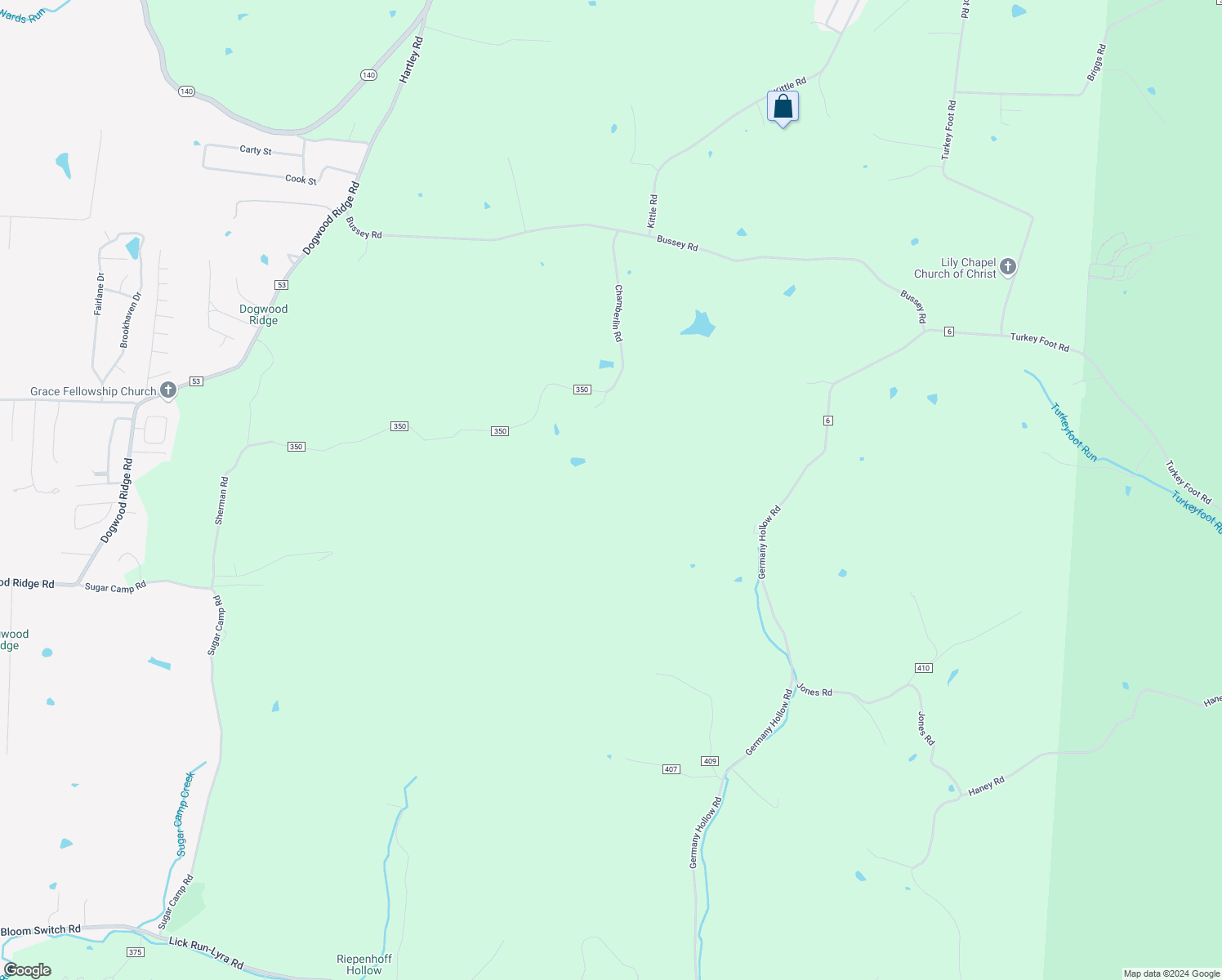 map of restaurants, bars, coffee shops, grocery stores, and more near in Wheelersburg