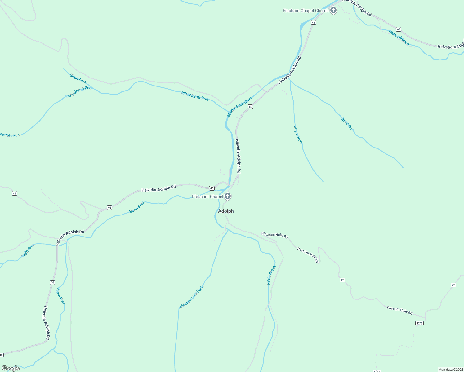 map of restaurants, bars, coffee shops, grocery stores, and more near Helvetia-Adolph Road in Mill Creek