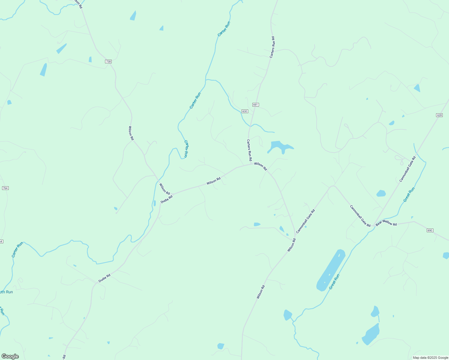 map of restaurants, bars, coffee shops, grocery stores, and more near 7220 Wilson Road in Marshall