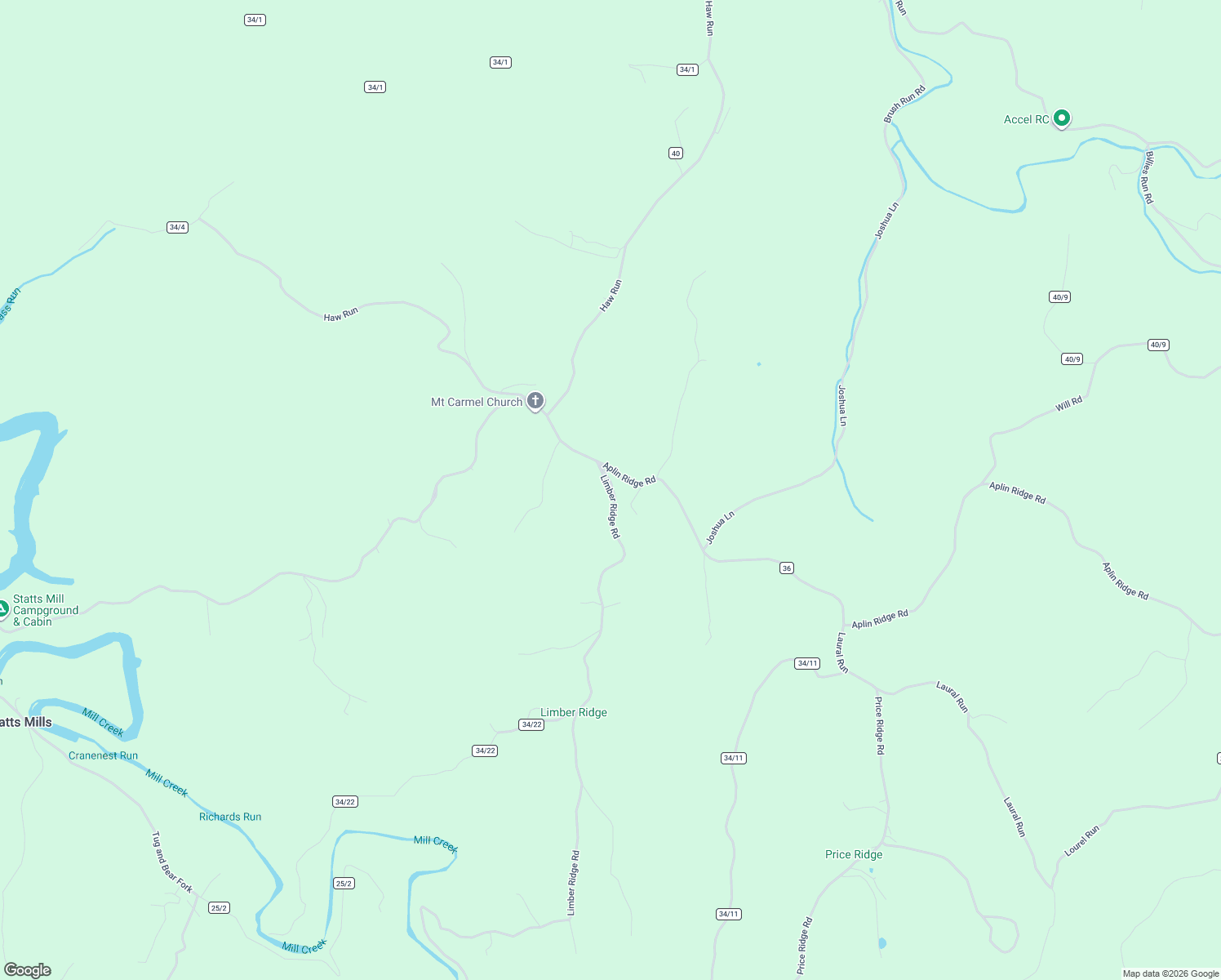 map of restaurants, bars, coffee shops, grocery stores, and more near 146 Limber Ridge Road in Ripley