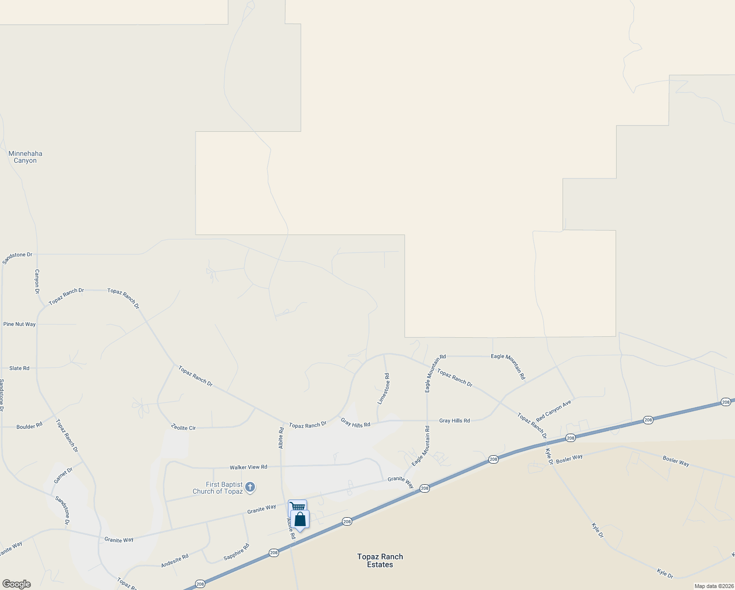 map of restaurants, bars, coffee shops, grocery stores, and more near 3945 Sandstone Drive in Douglas County