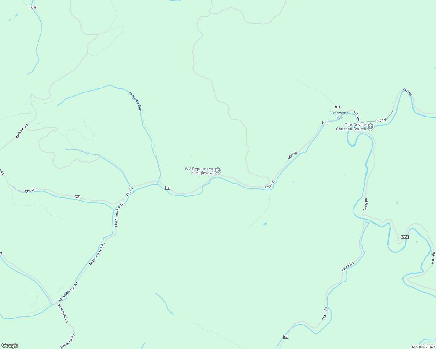 map of restaurants, bars, coffee shops, grocery stores, and more near Otto Road in Spencer