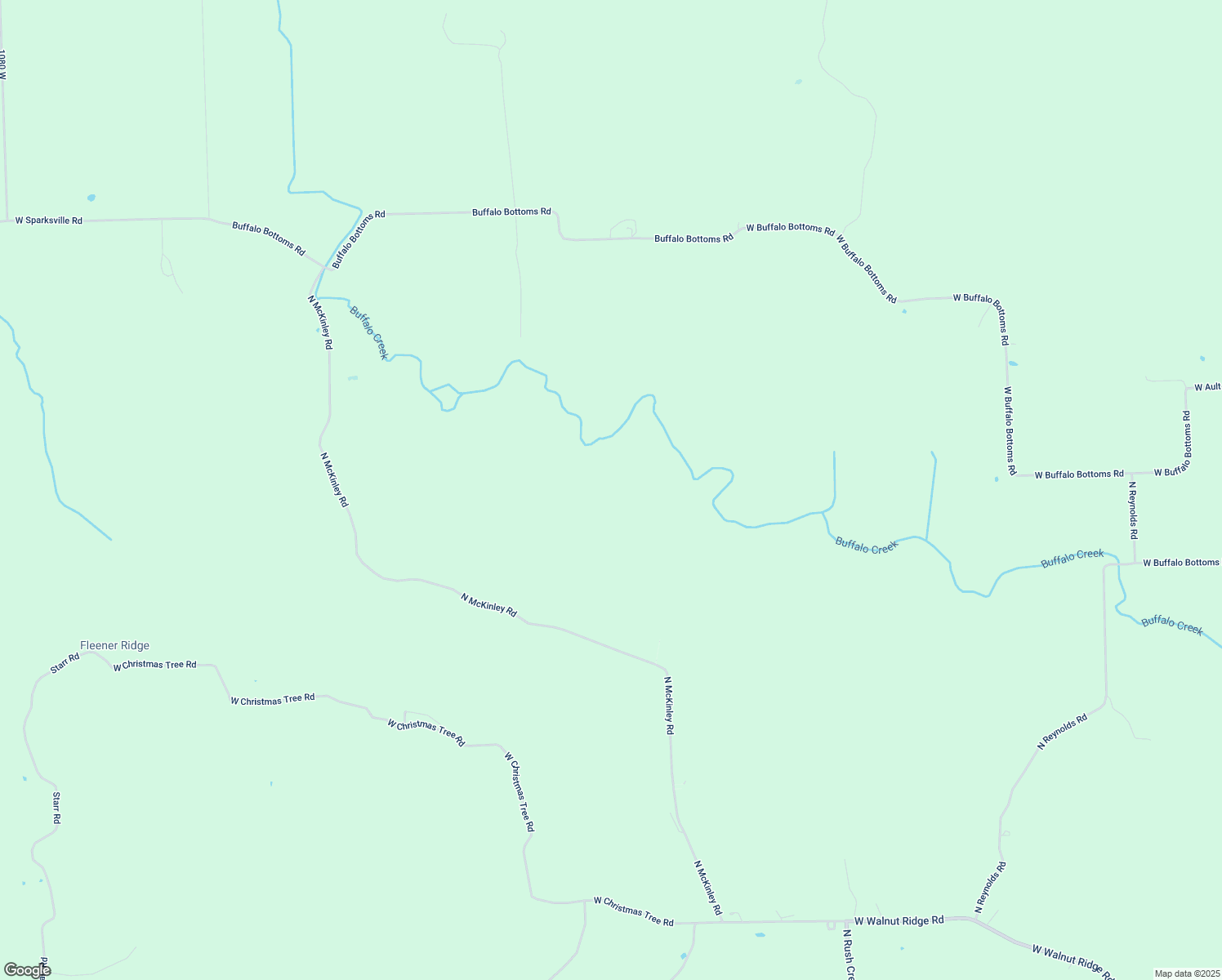 map of restaurants, bars, coffee shops, grocery stores, and more near 9833 North McKinley Road in Campbellsburg