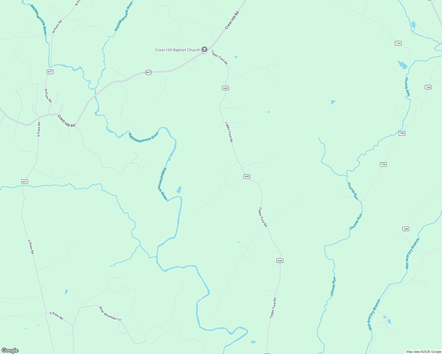 map of restaurants, bars, coffee shops, grocery stores, and more near 7004 Tapps Ford Road in Amissville