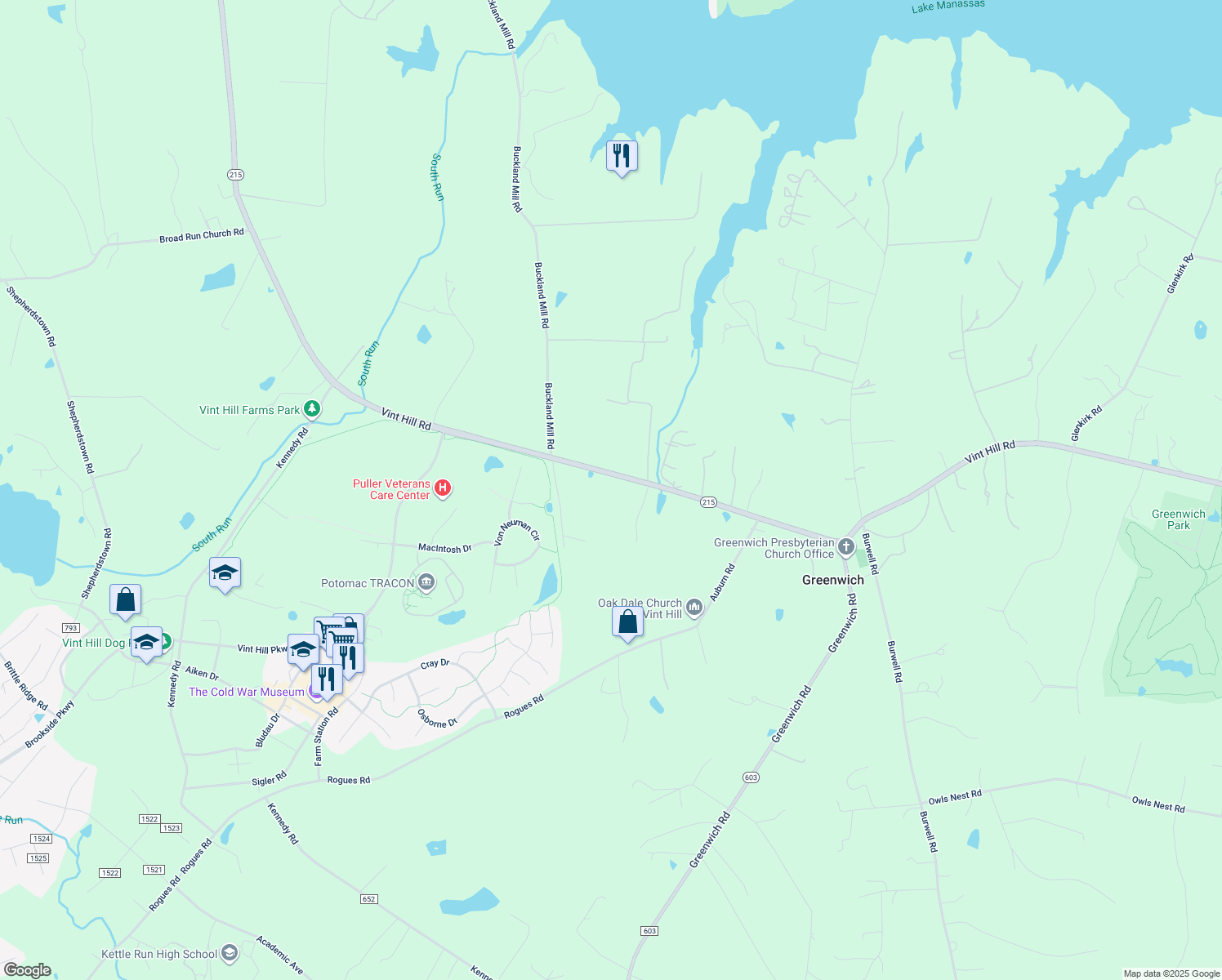 15611 Vint Hill Road, Gainesville VA Walk Score