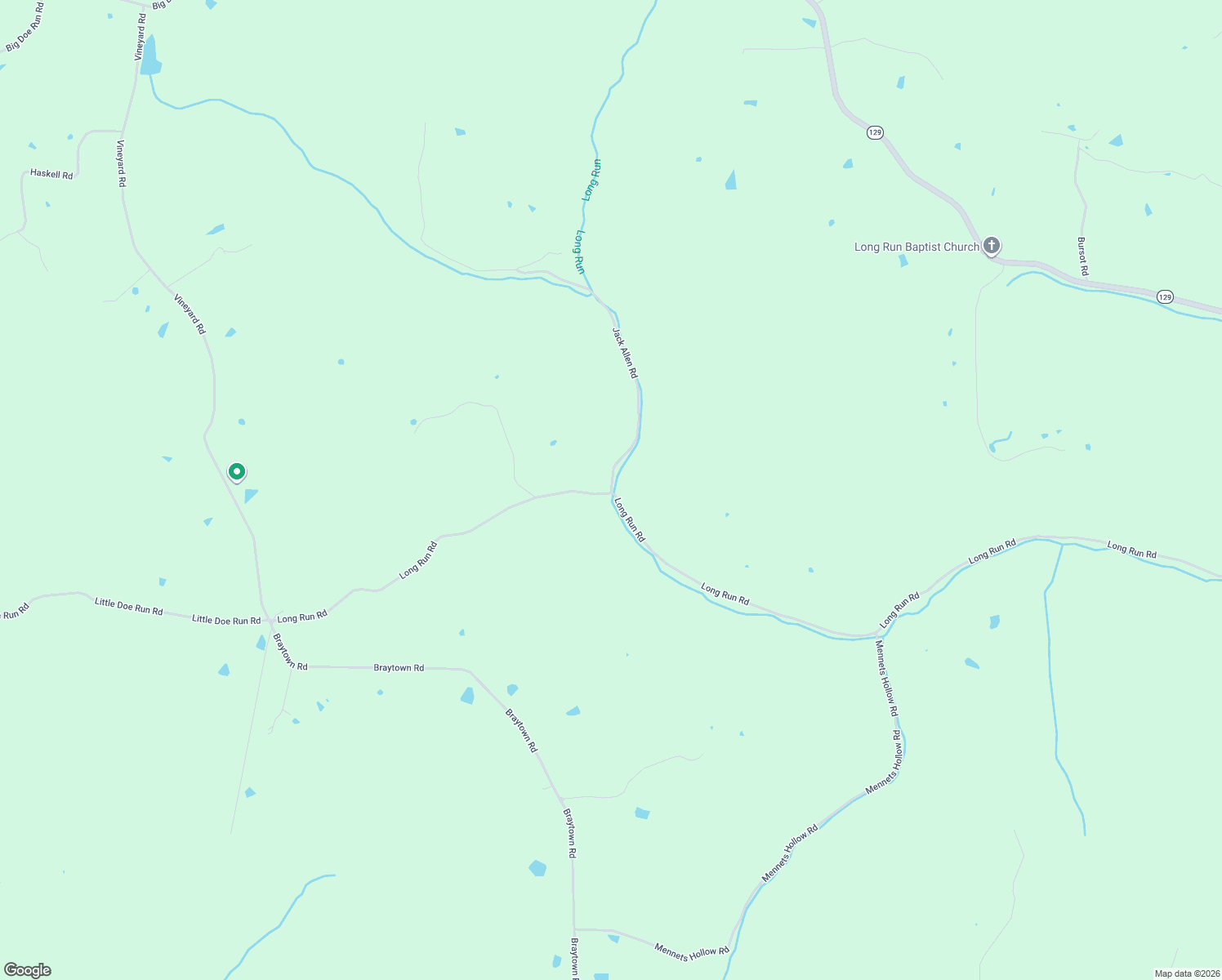 map of restaurants, bars, coffee shops, grocery stores, and more near 1 Jack Allen Road in Vevay