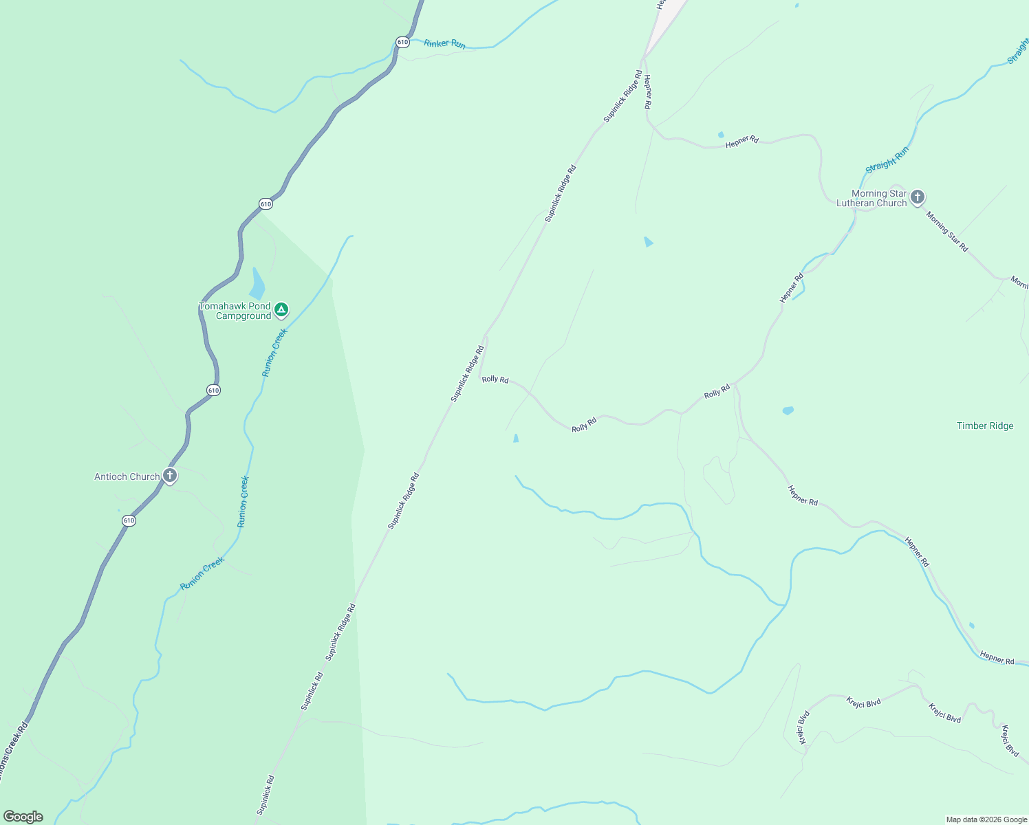 map of restaurants, bars, coffee shops, grocery stores, and more near Smith Lane in Mount Jackson