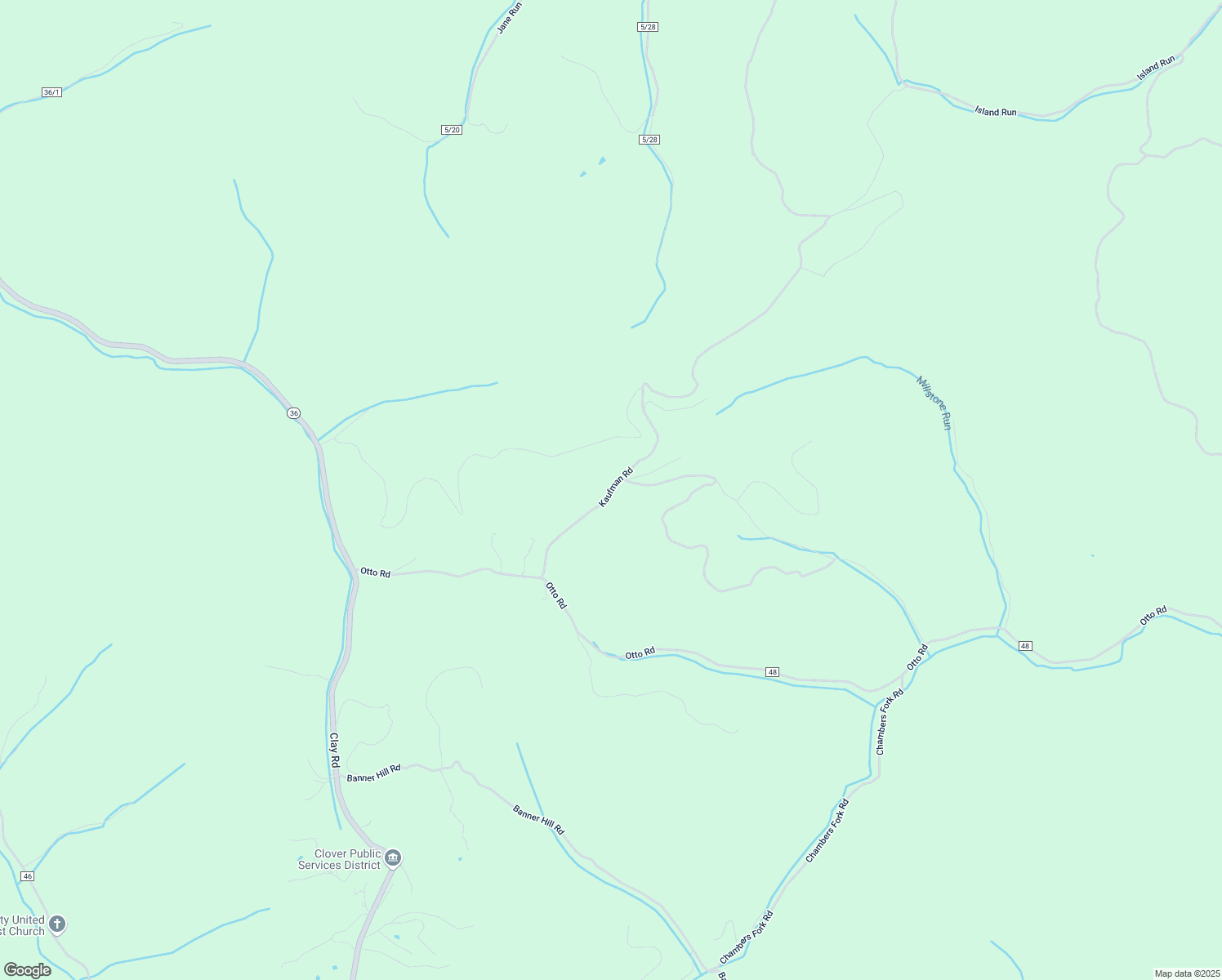 map of restaurants, bars, coffee shops, grocery stores, and more near Kaufman Road in Spencer