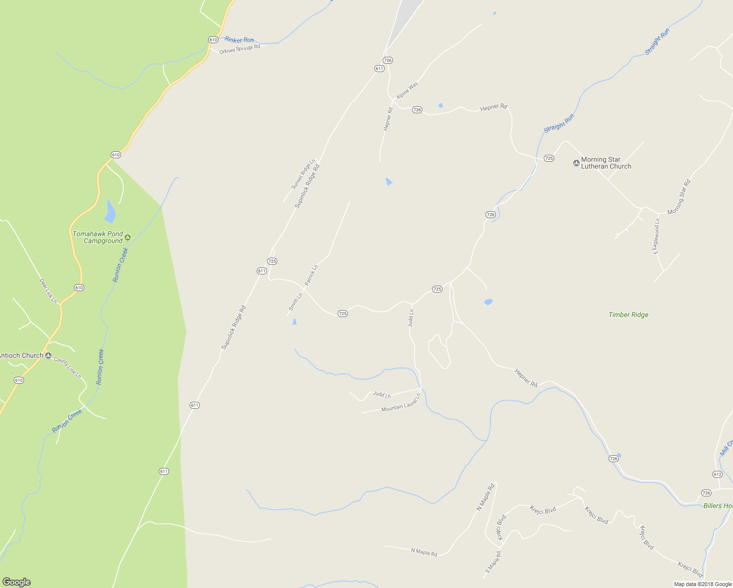 map of restaurants, bars, coffee shops, grocery stores, and more near 667 Rolly Road in Mount Jackson