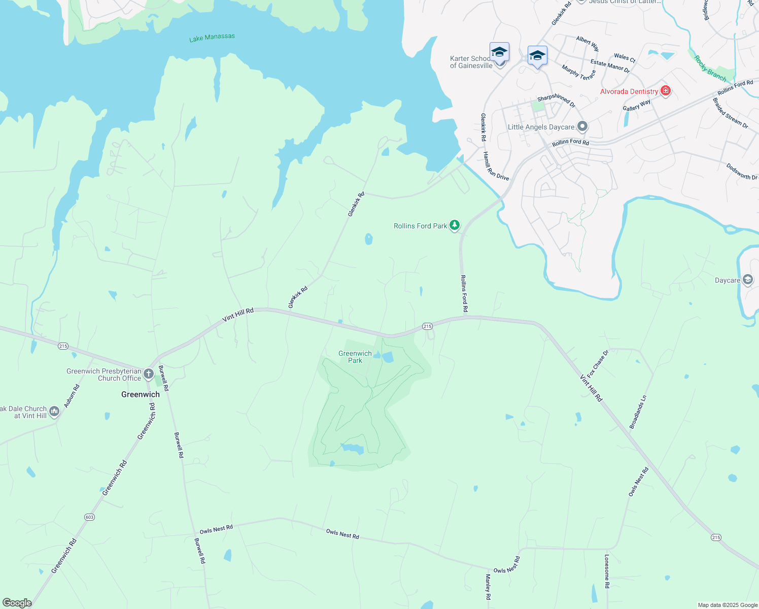 map of restaurants, bars, coffee shops, grocery stores, and more near 9346 Boley Place in Nokesville