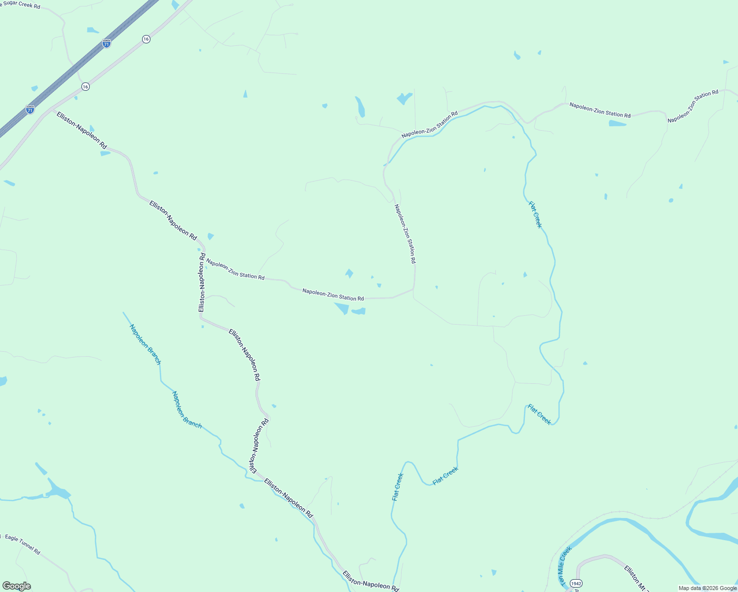 map of restaurants, bars, coffee shops, grocery stores, and more near 10795 Napoleon-Zion Station Road in Dry Ridge