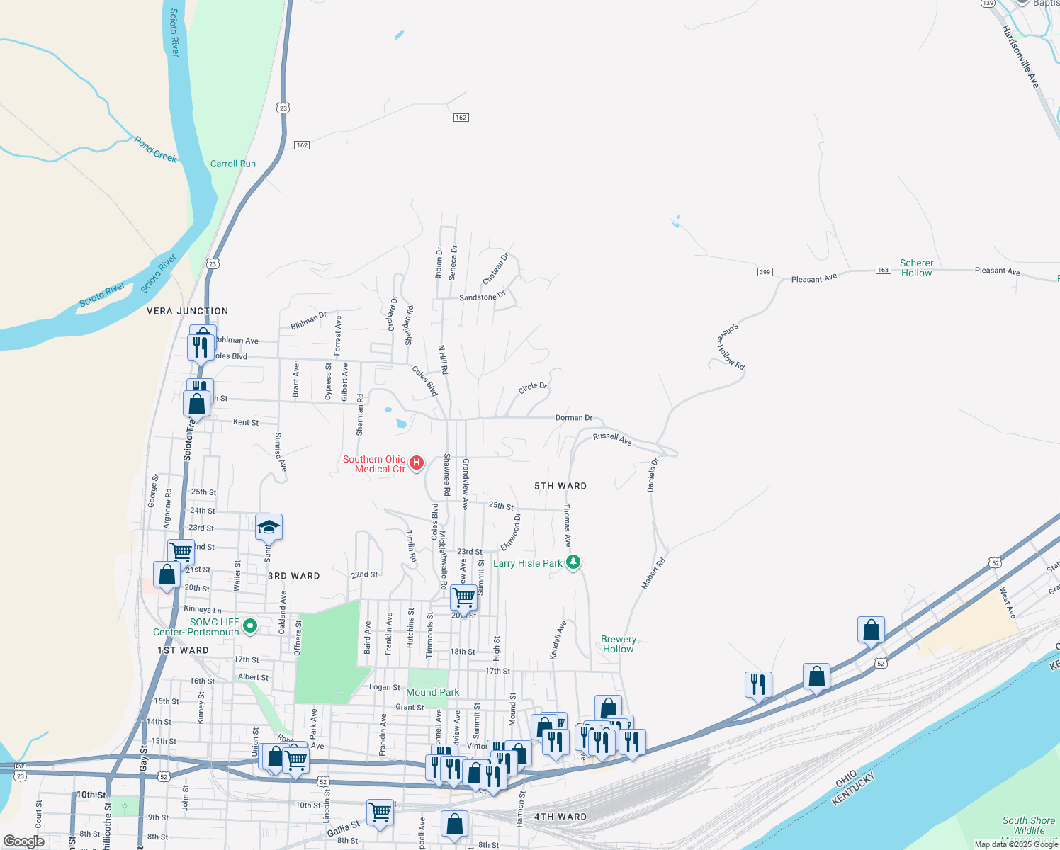 2302 Dorman Drive, Portsmouth OH Walk Score
