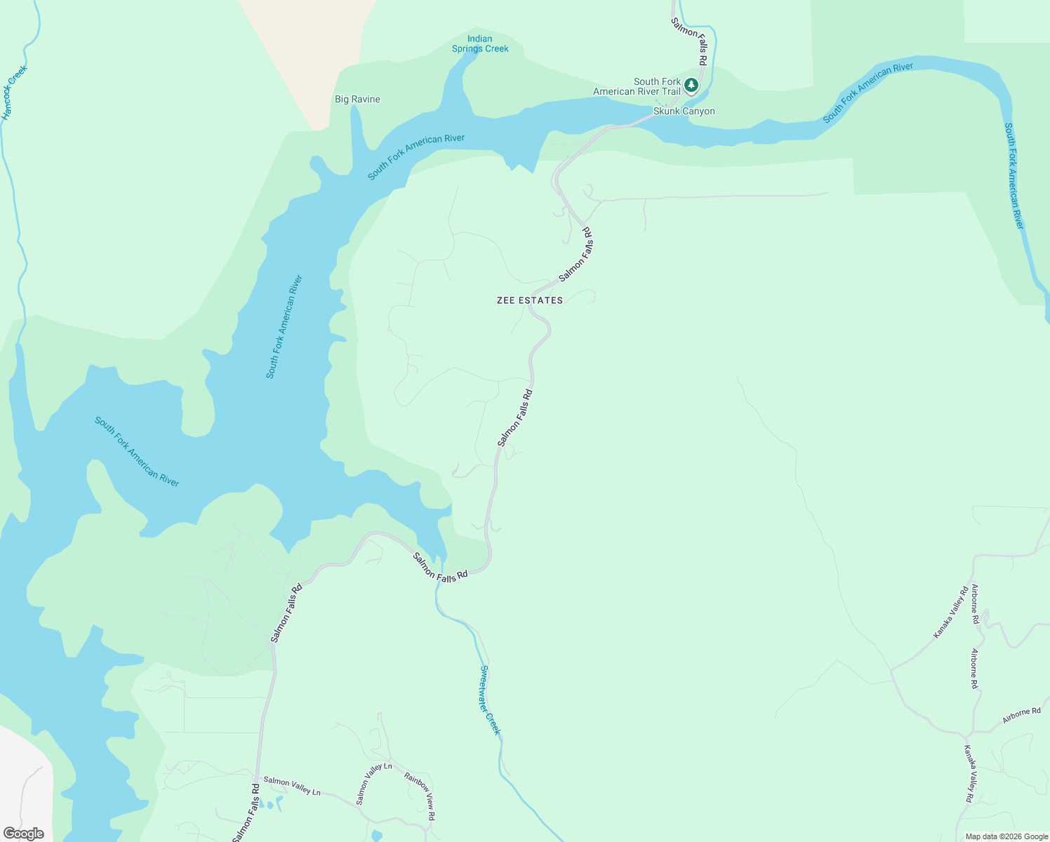 map of restaurants, bars, coffee shops, grocery stores, and more near 387 Salmon Falls Road in El Dorado Hills