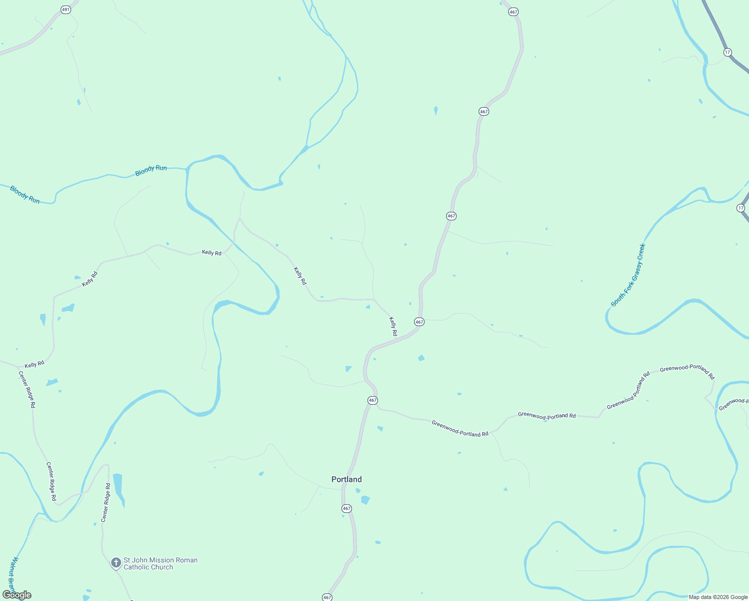 map of restaurants, bars, coffee shops, grocery stores, and more near 7 Schlueter Road in DeMossville