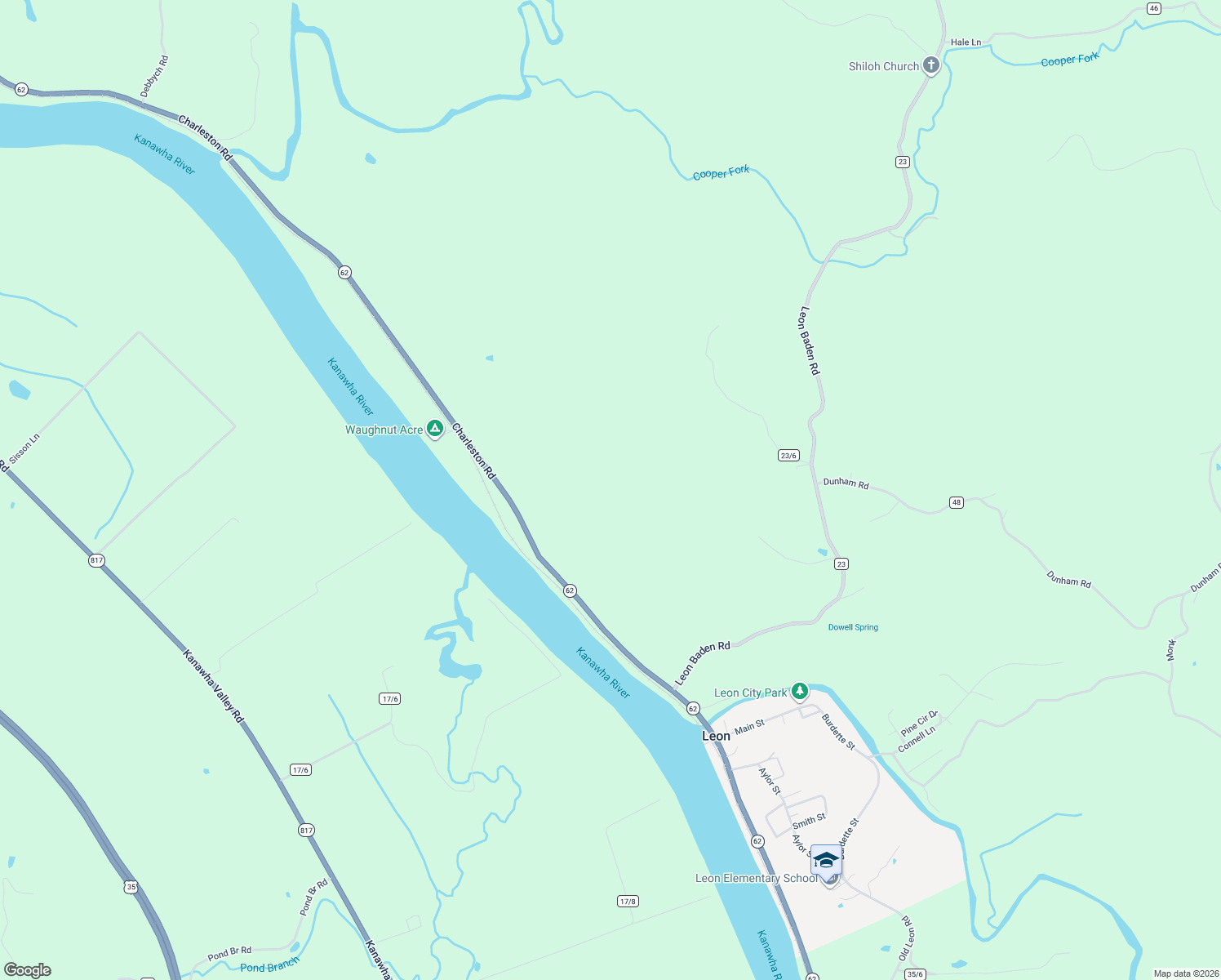 map of restaurants, bars, coffee shops, grocery stores, and more near in Leon